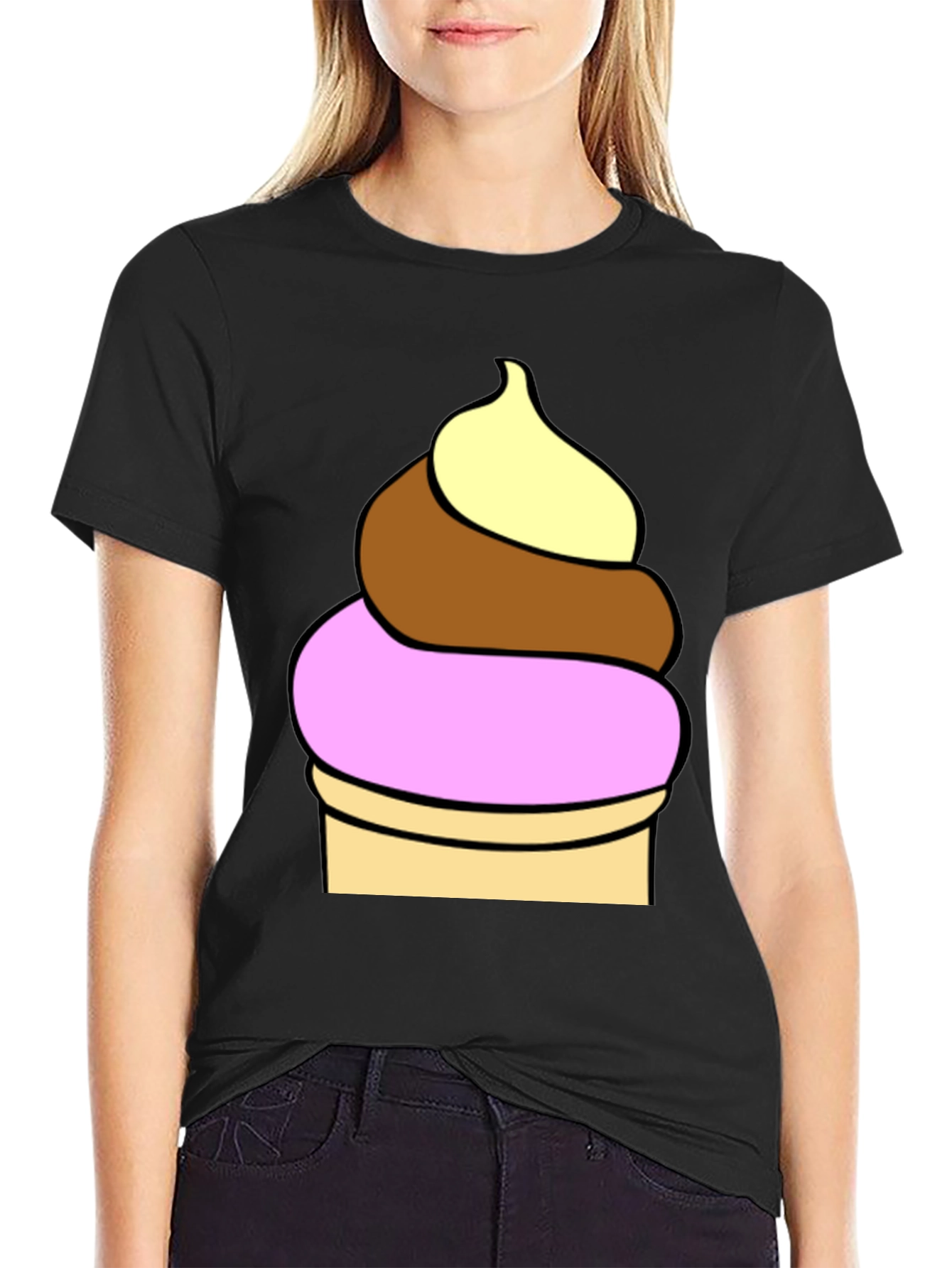 Ice Cream Graphic Tee - Fun Summer Style
