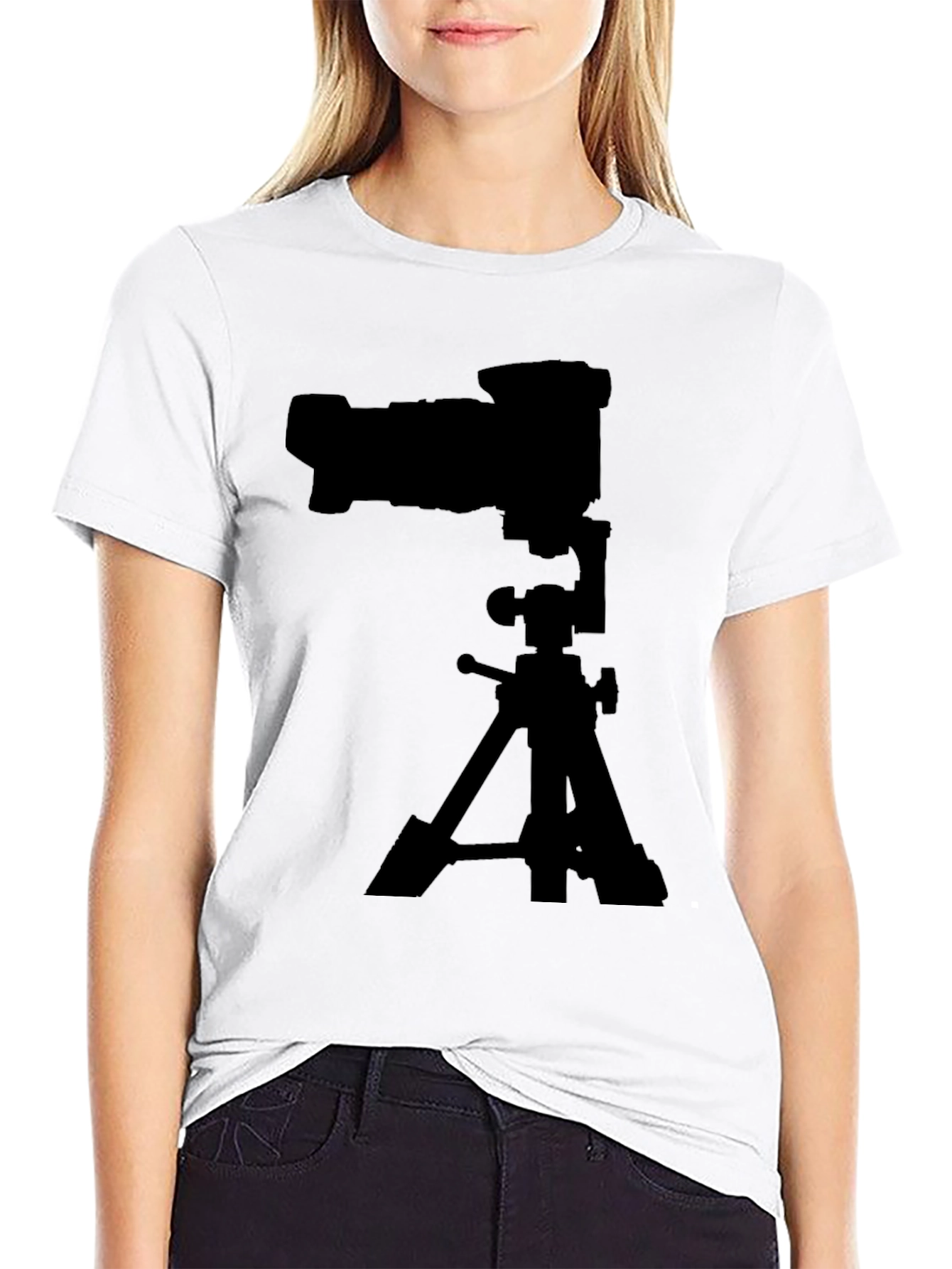 Photographers Camera Tripod Graphic T-Shirt