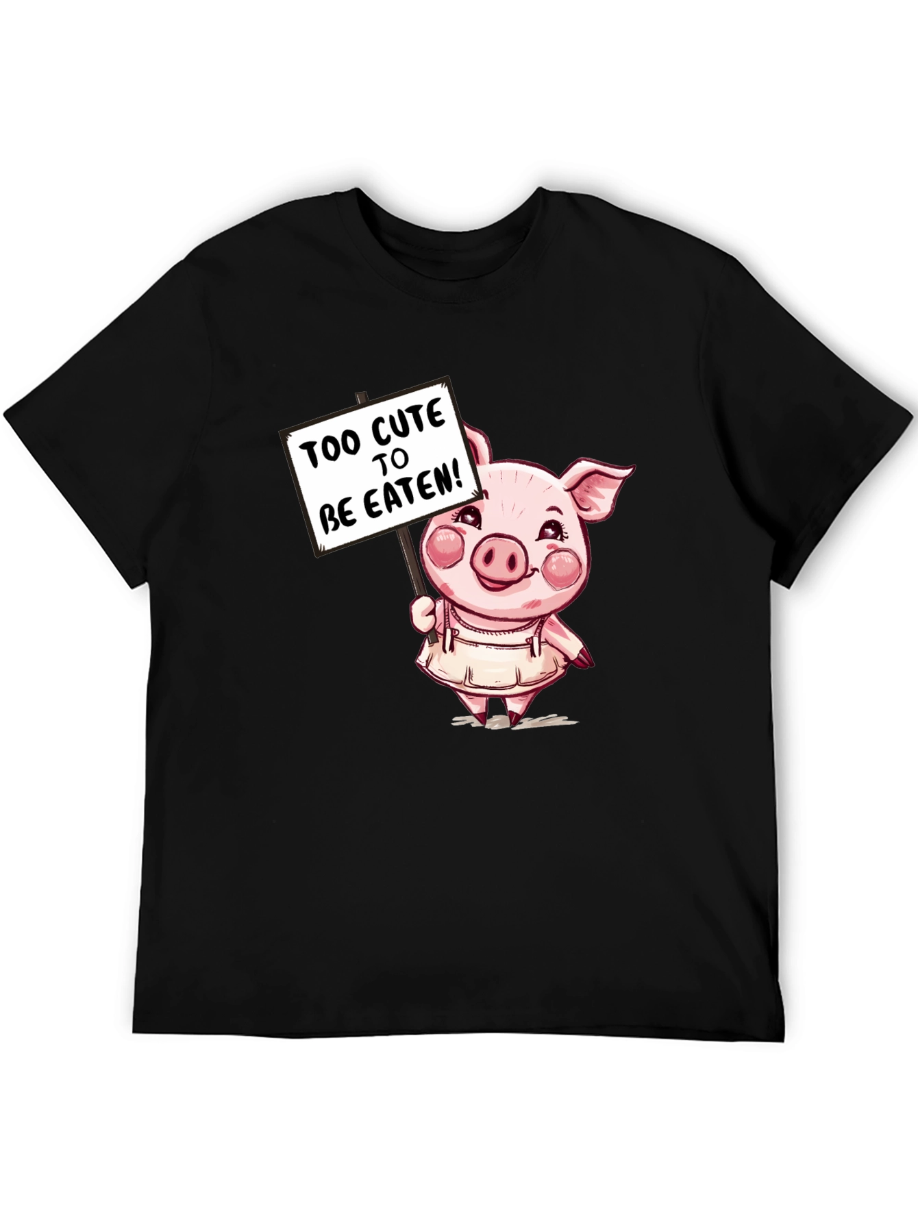 Cute Pig T-Shirt - Too Cute to be Eaten!