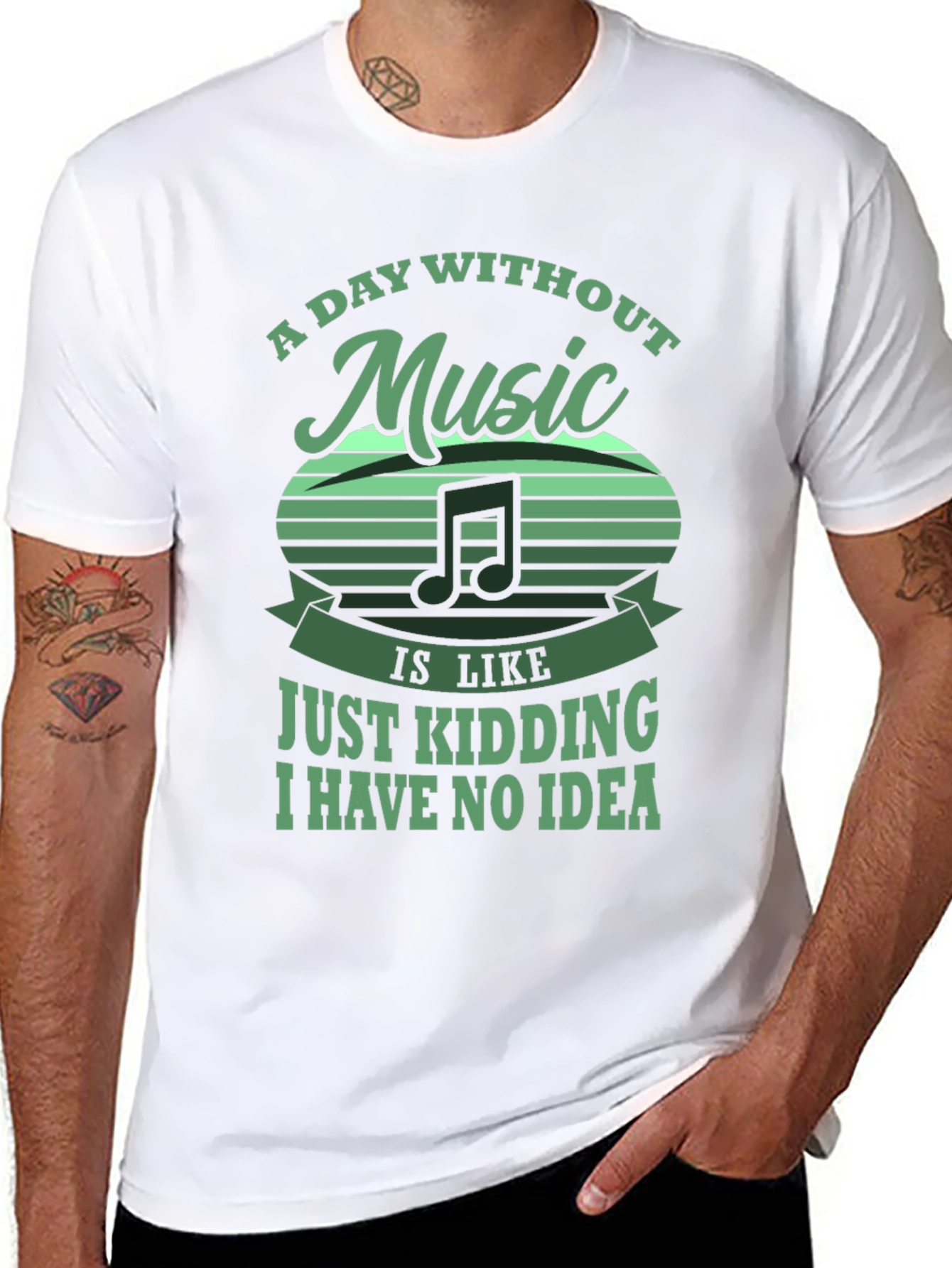 Music Lover T-Shirt: A Day Without Music