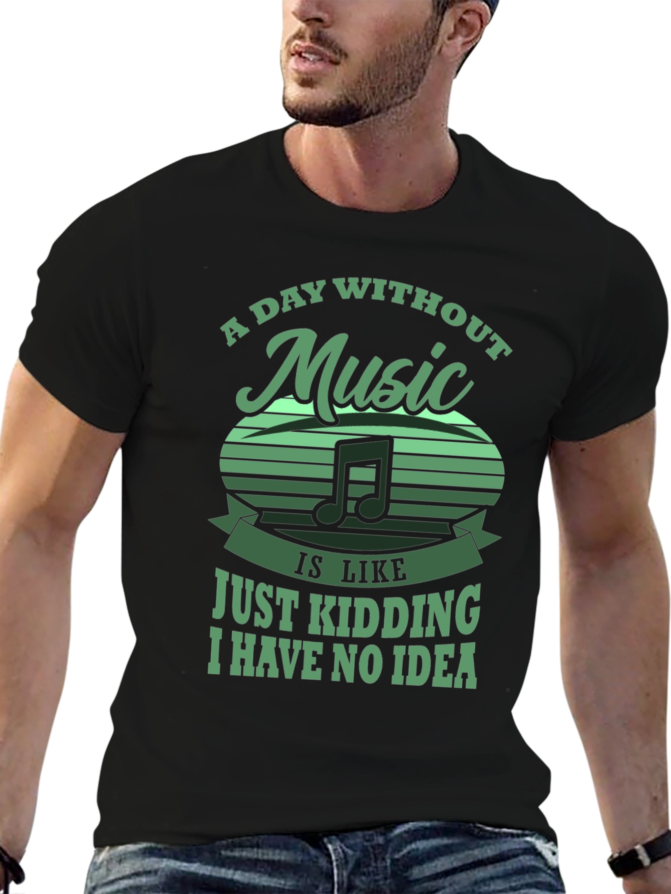 Music Lover T-Shirt: A Day Without Music
