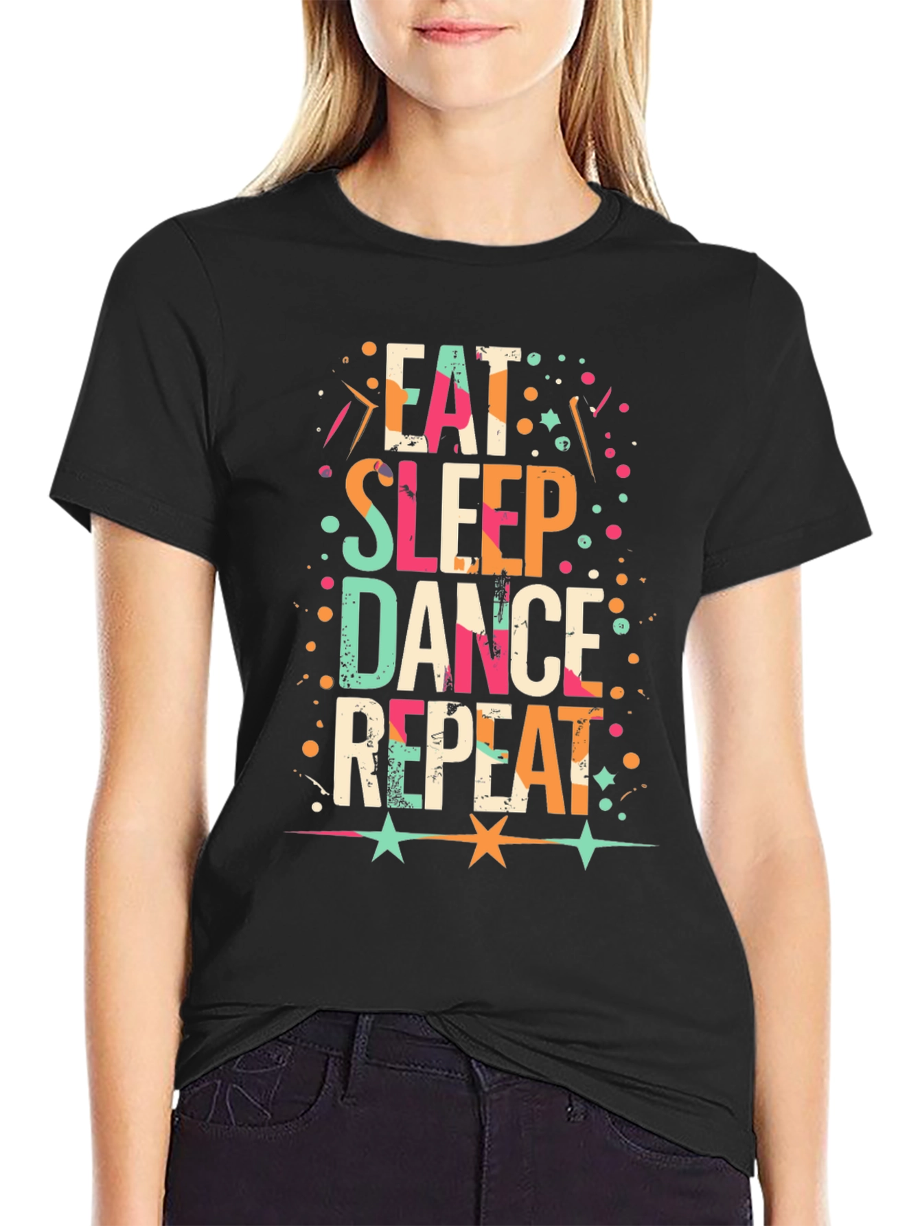 Eat Sleep Dance Repeat Graphic Tee
