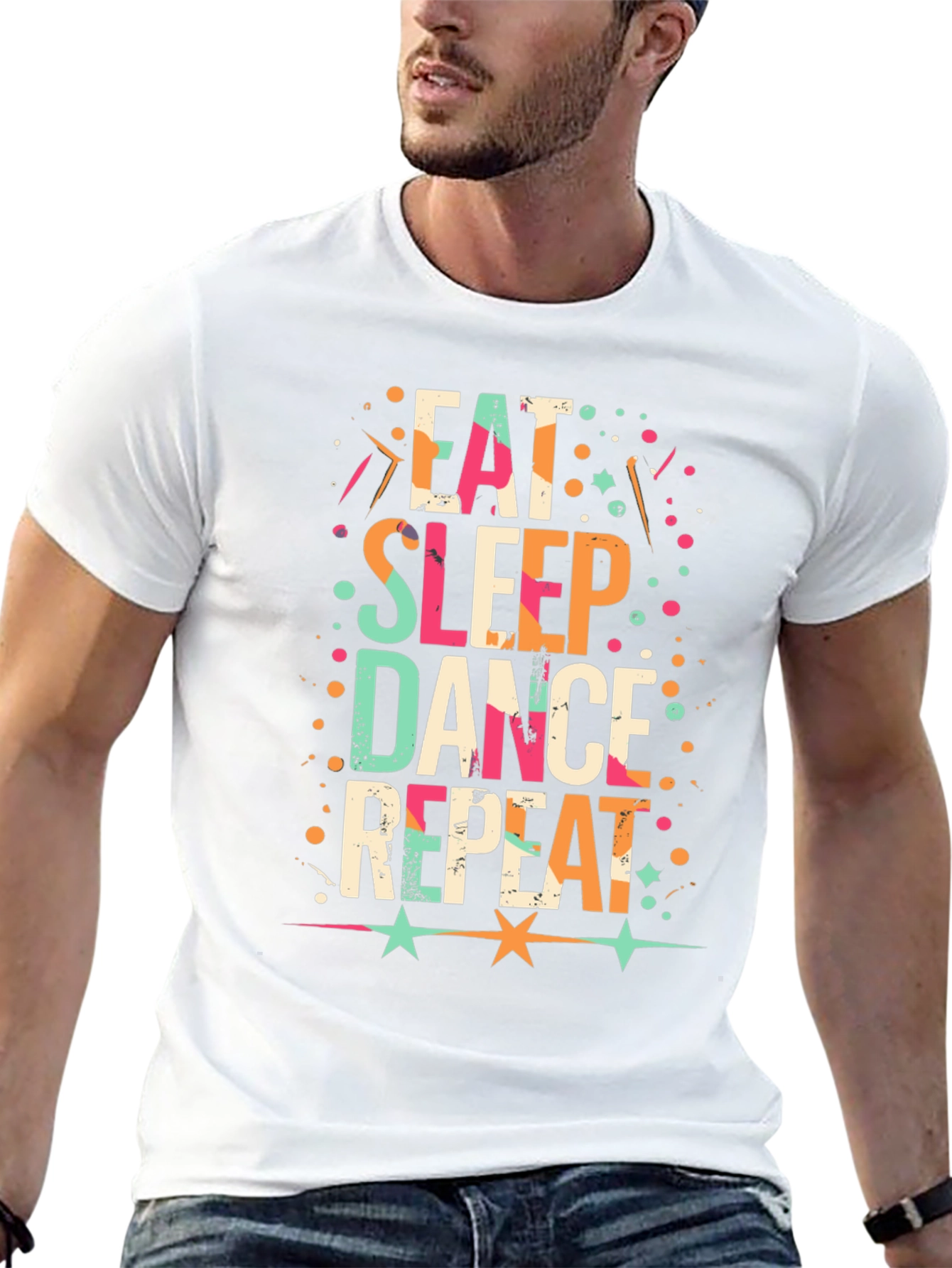 Eat Sleep Dance Repeat Graphic Tee