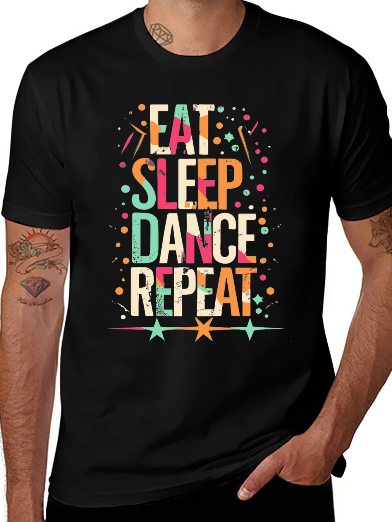 Eat Sleep Dance Repeat Graphic Tee