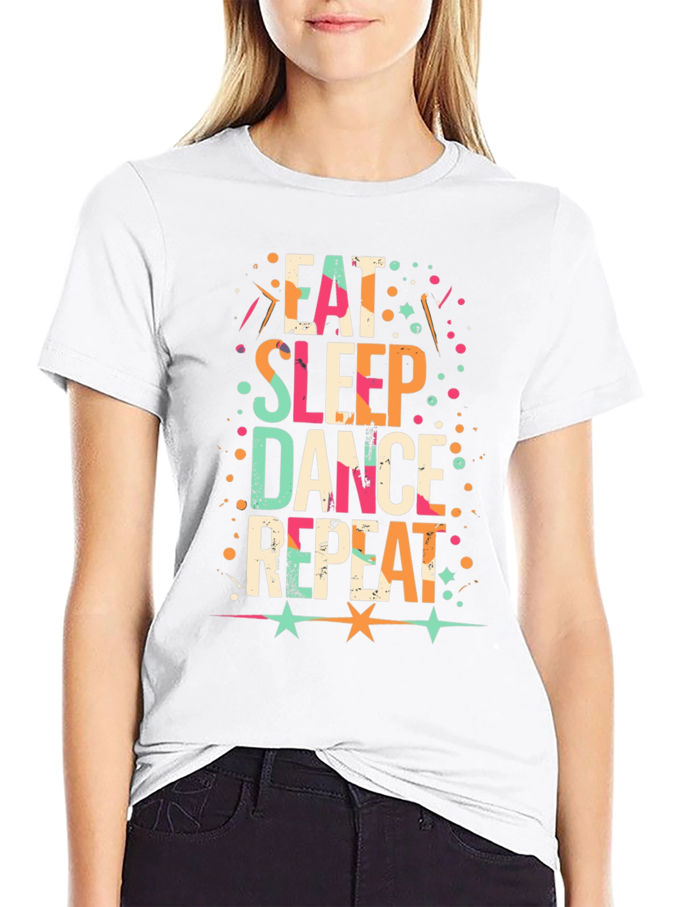 Eat Sleep Dance Repeat Graphic Tee