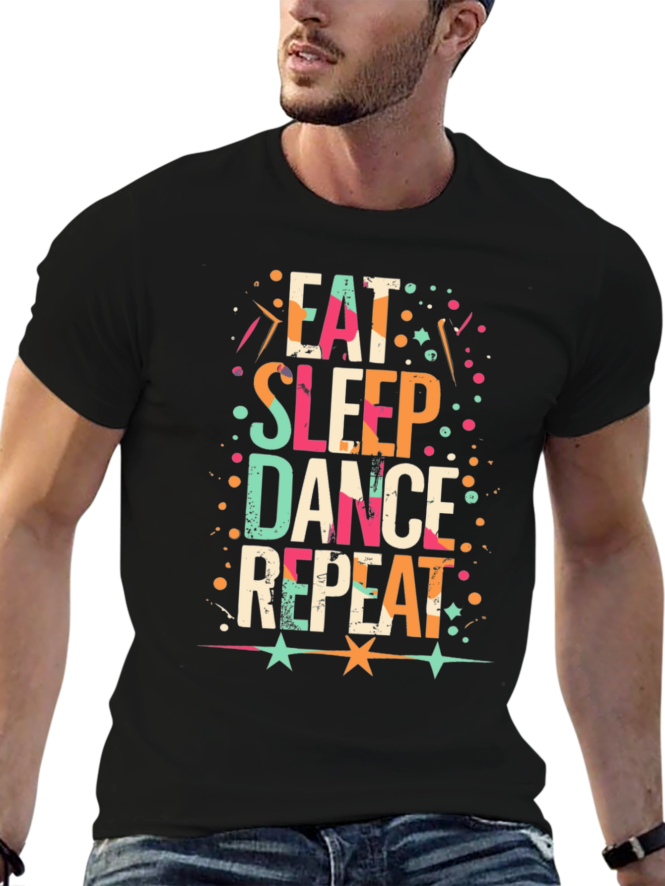 Eat Sleep Dance Repeat Graphic Tee