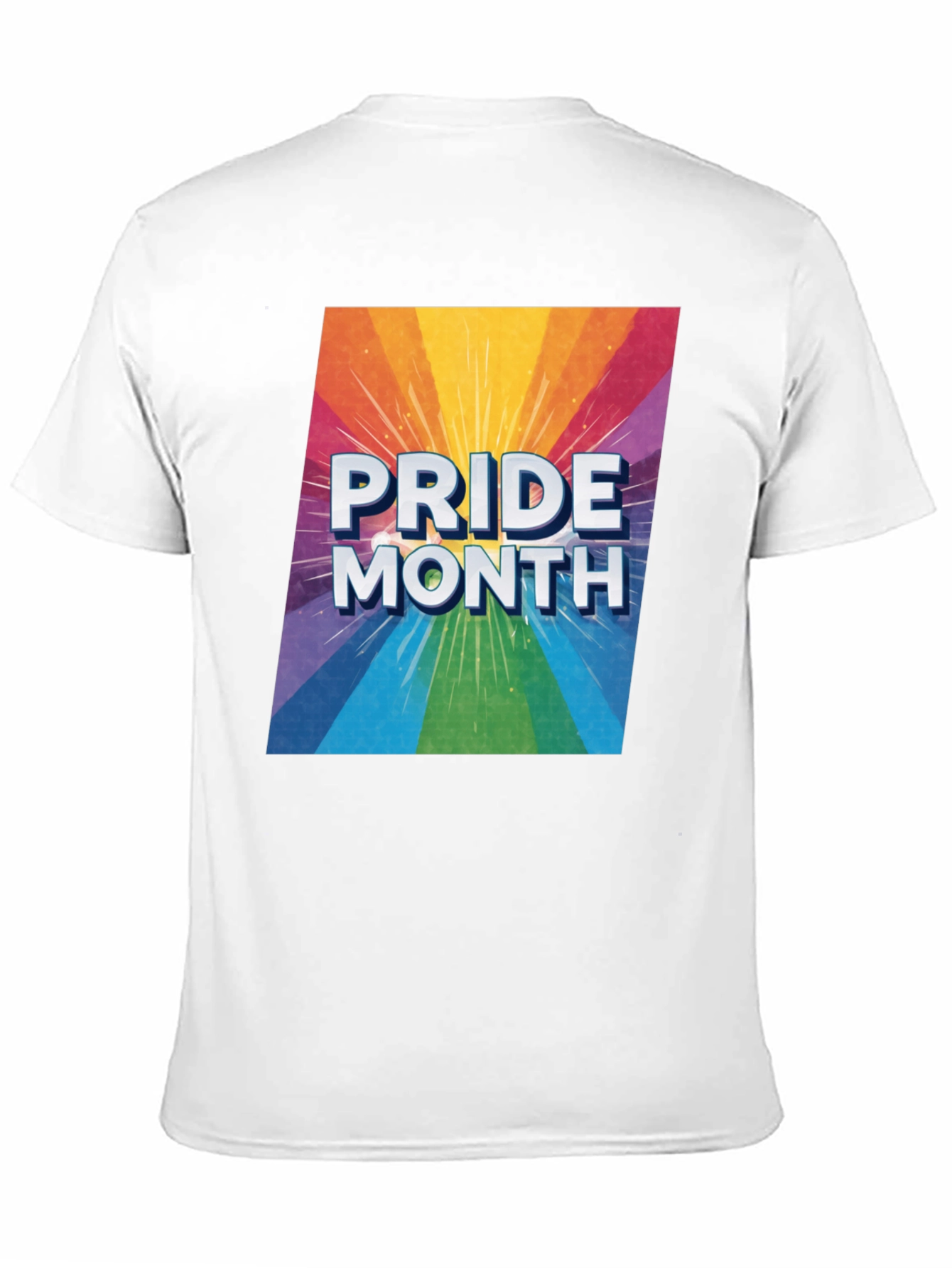 Pride Month Rainbow Graphic T-Shirt