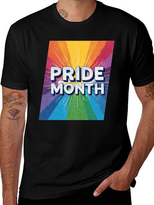 Pride Month Rainbow Graphic T-Shirt