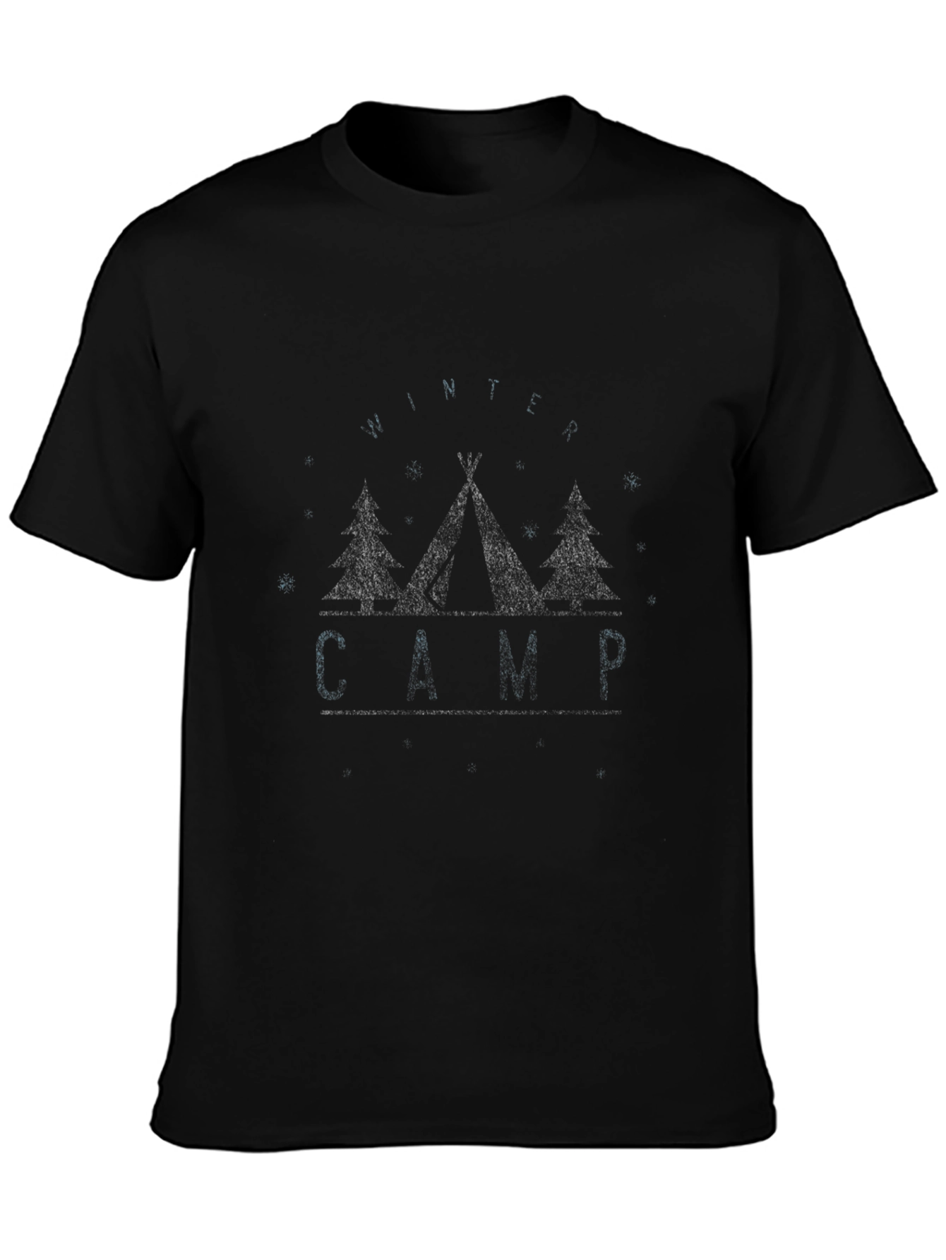 Winter Camp Black T-Shirt