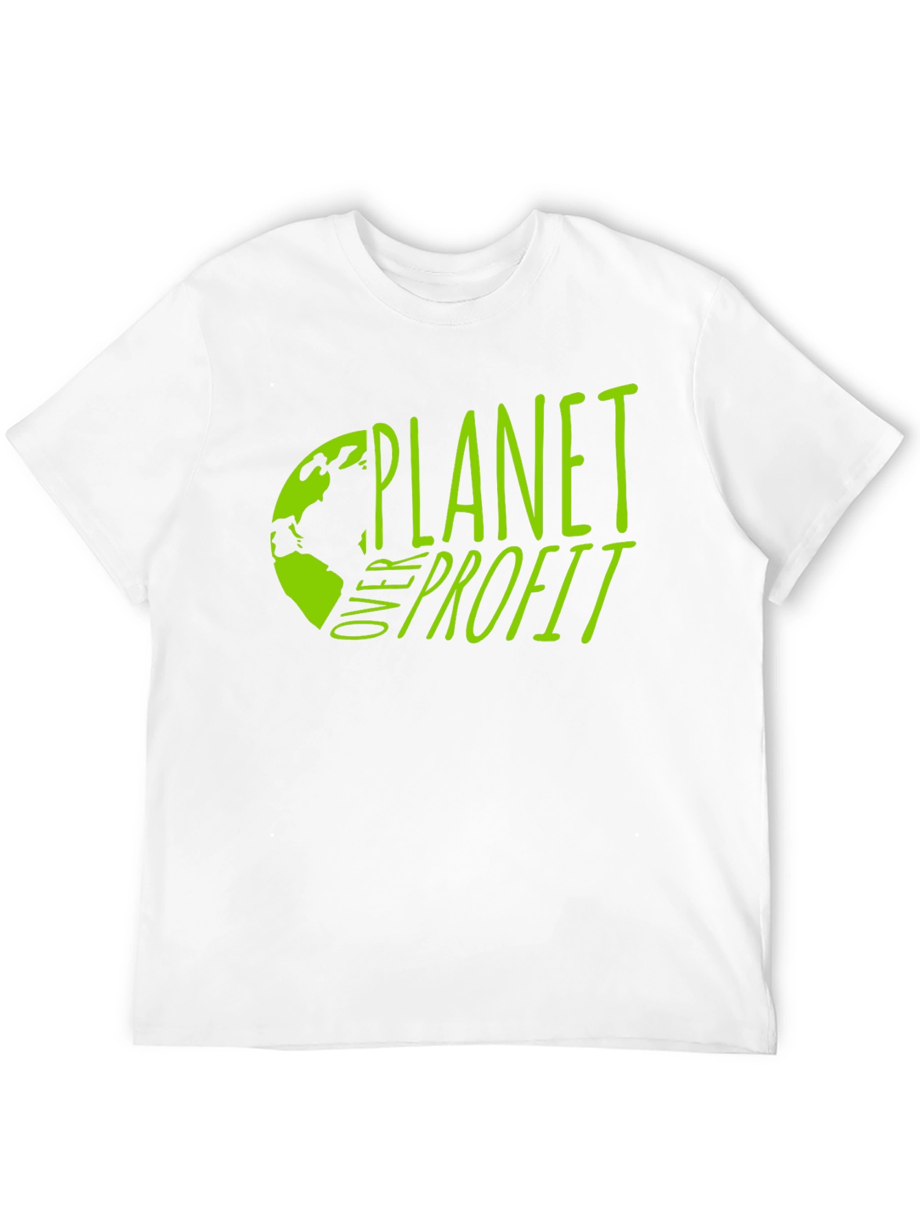 Planet Over Profit T-Shirt - Environmental Awareness Tee
