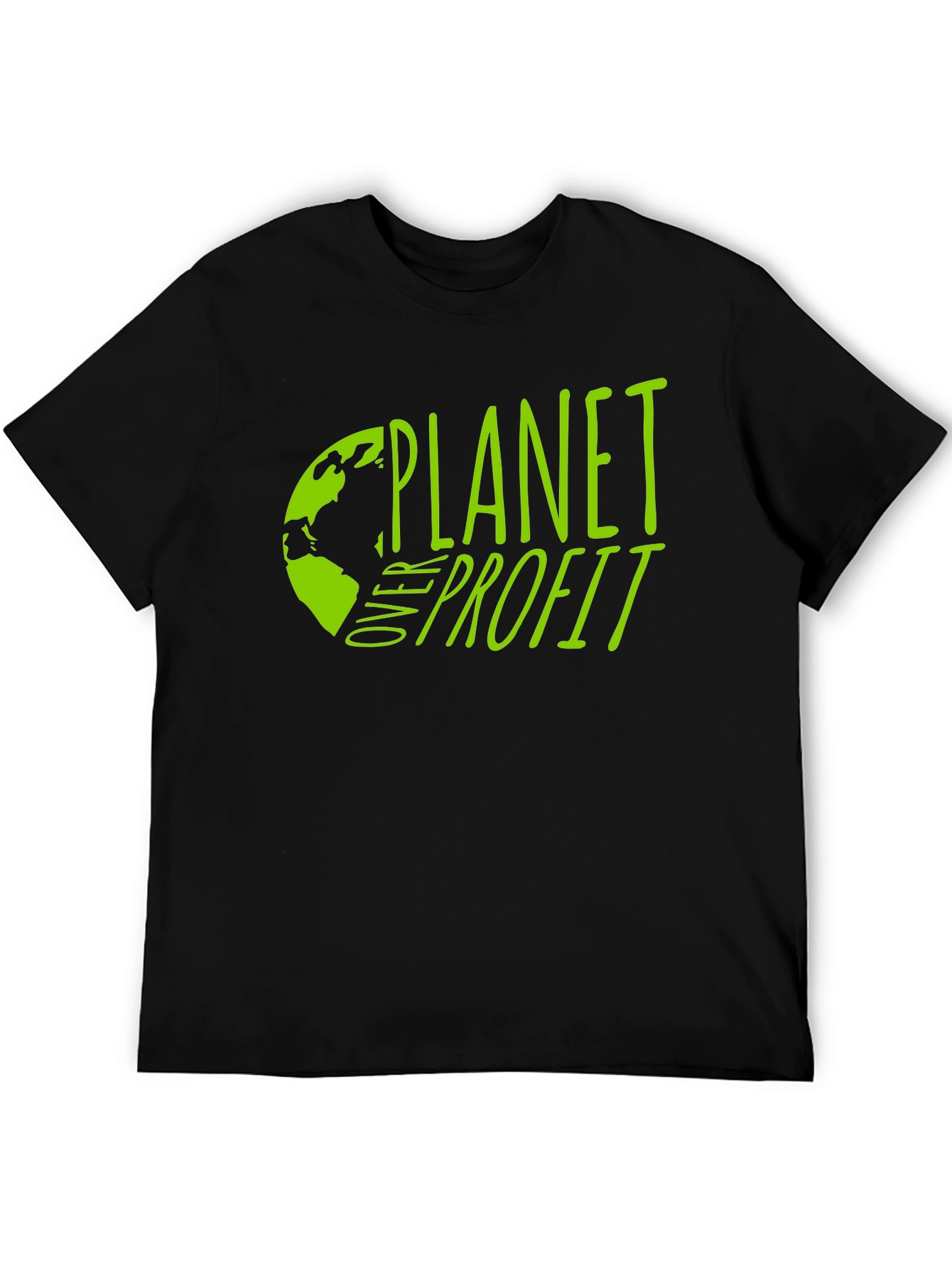 Planet Over Profit T-Shirt - Environmental Awareness Tee