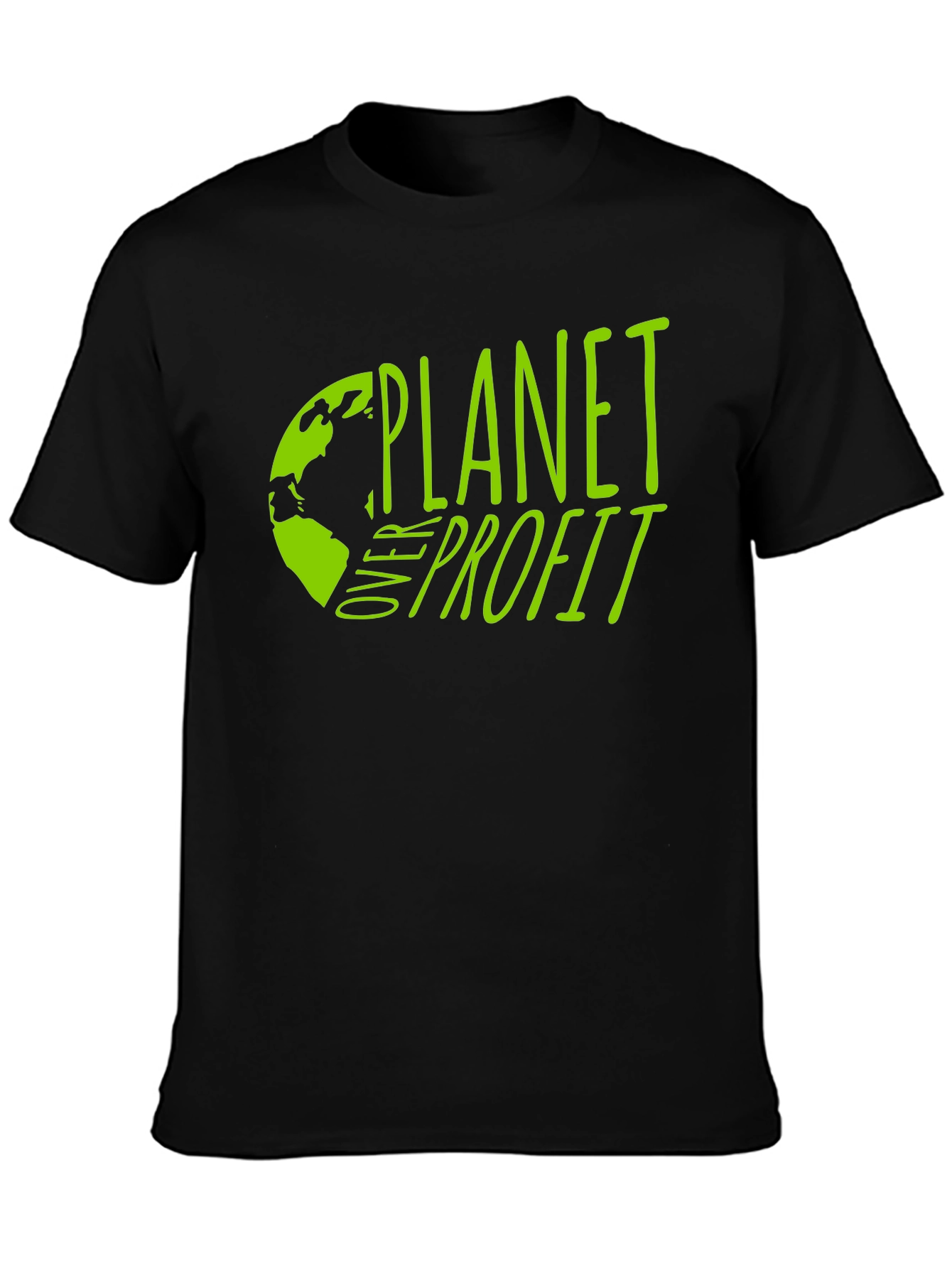 Planet Over Profit T-Shirt - Environmental Awareness Tee