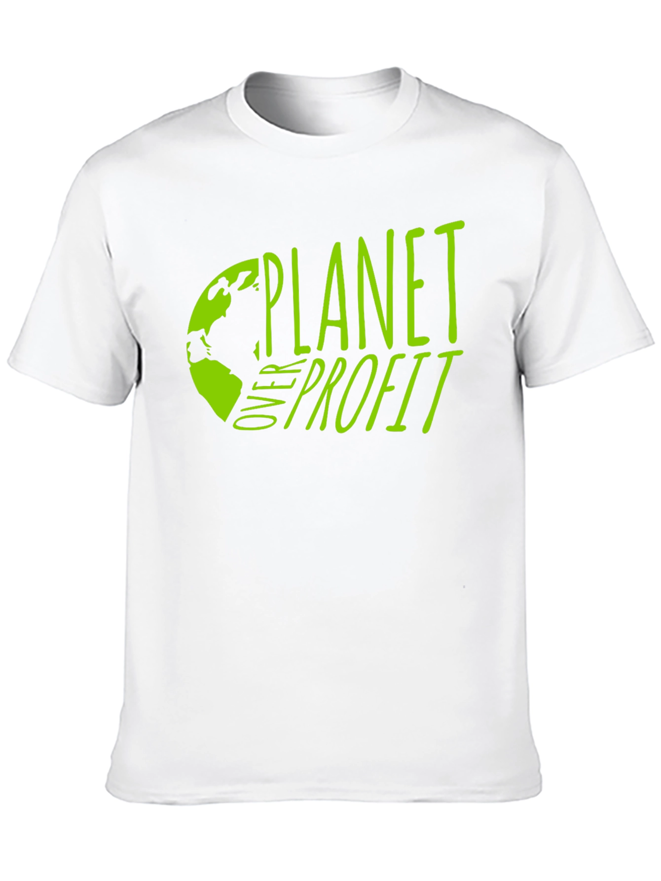 Planet Over Profit T-Shirt - Environmental Awareness Tee