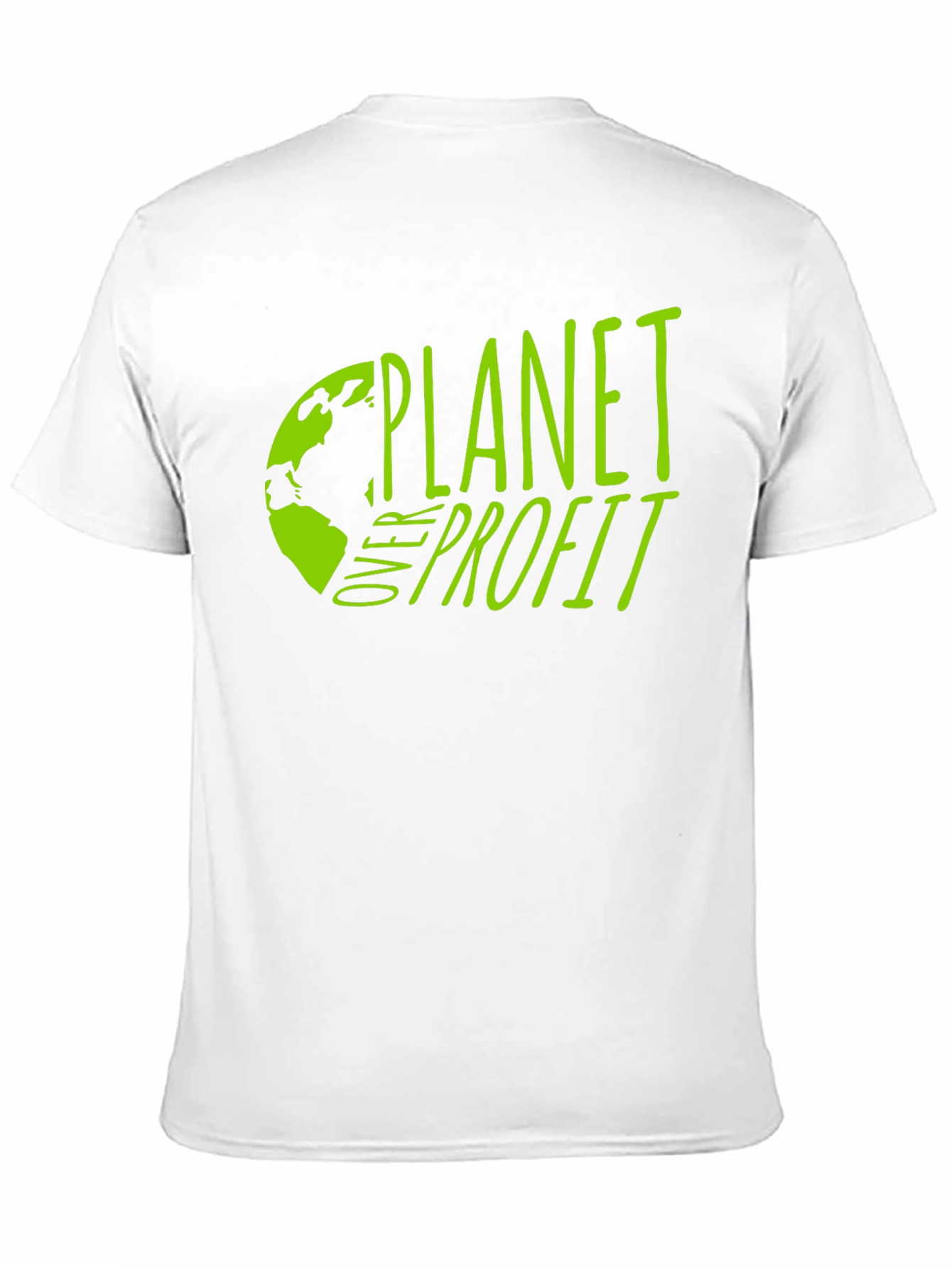 Planet Over Profit T-Shirt - Environmental Awareness Tee