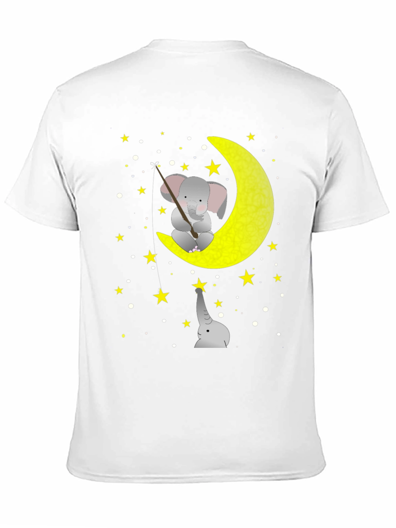 Elephant Moon Fishing Graphic Tee