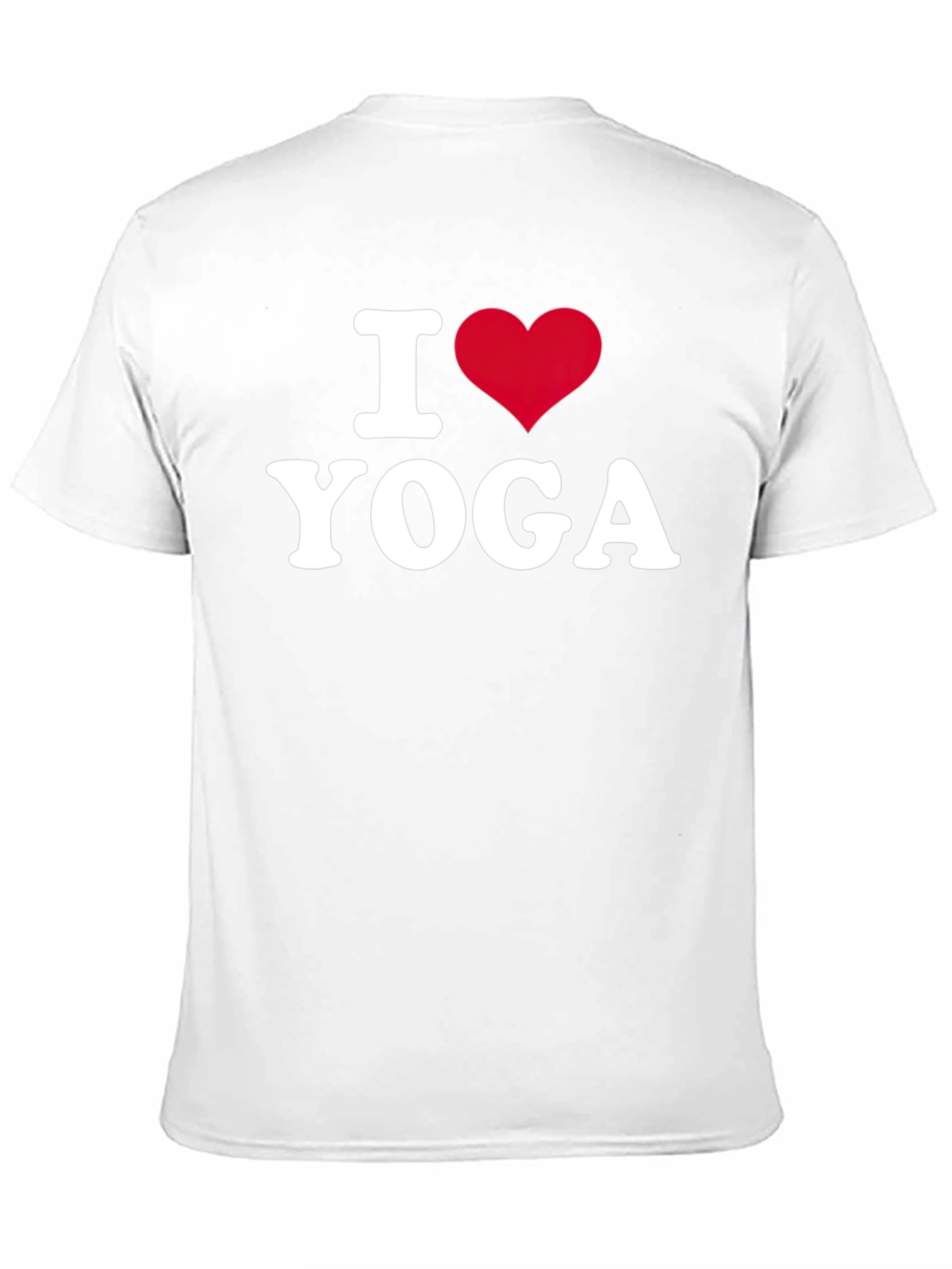 I Love Yoga T-Shirt - Black Cotton Tee