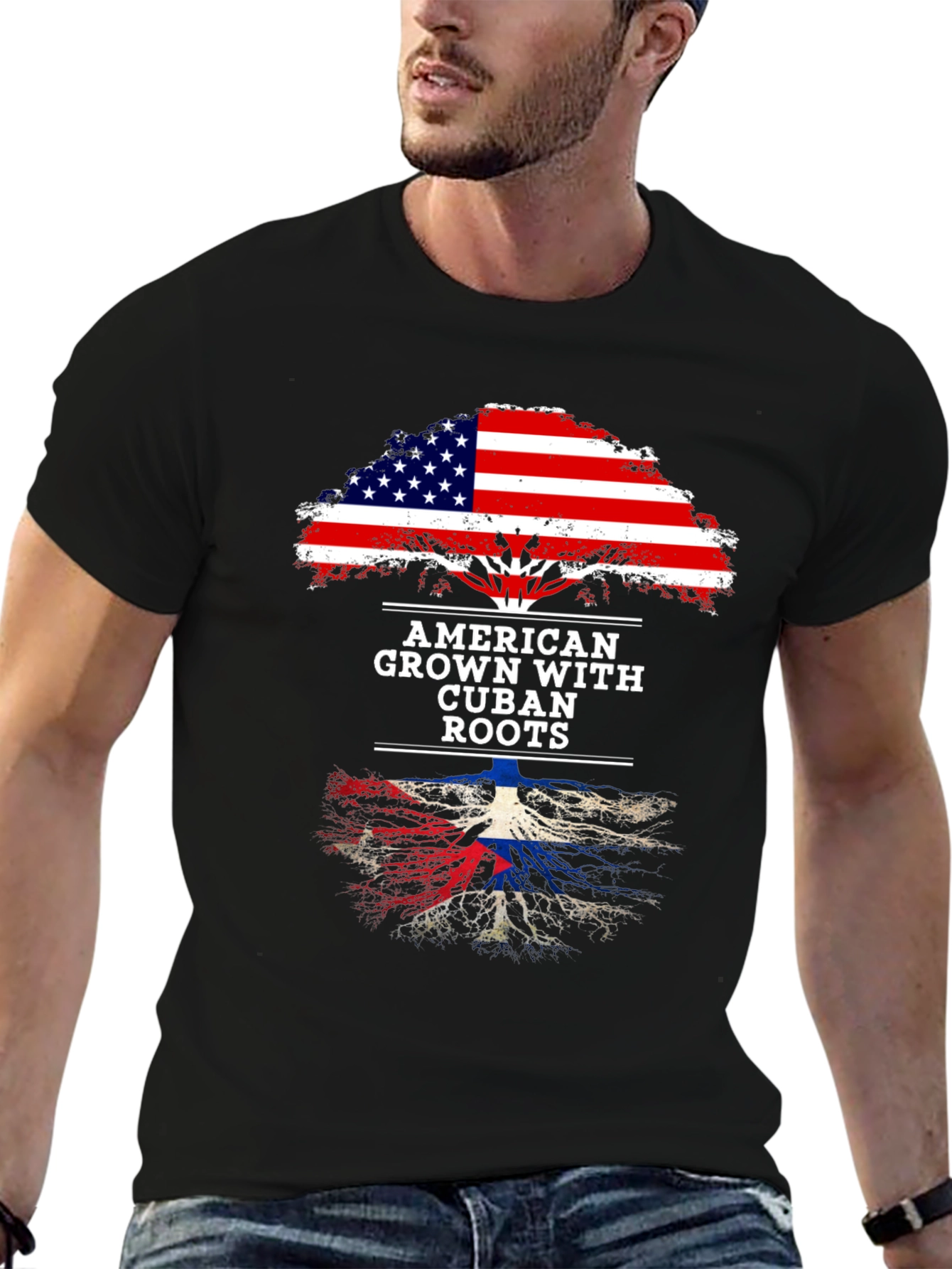 American Grown with Cuban Roots Tee
