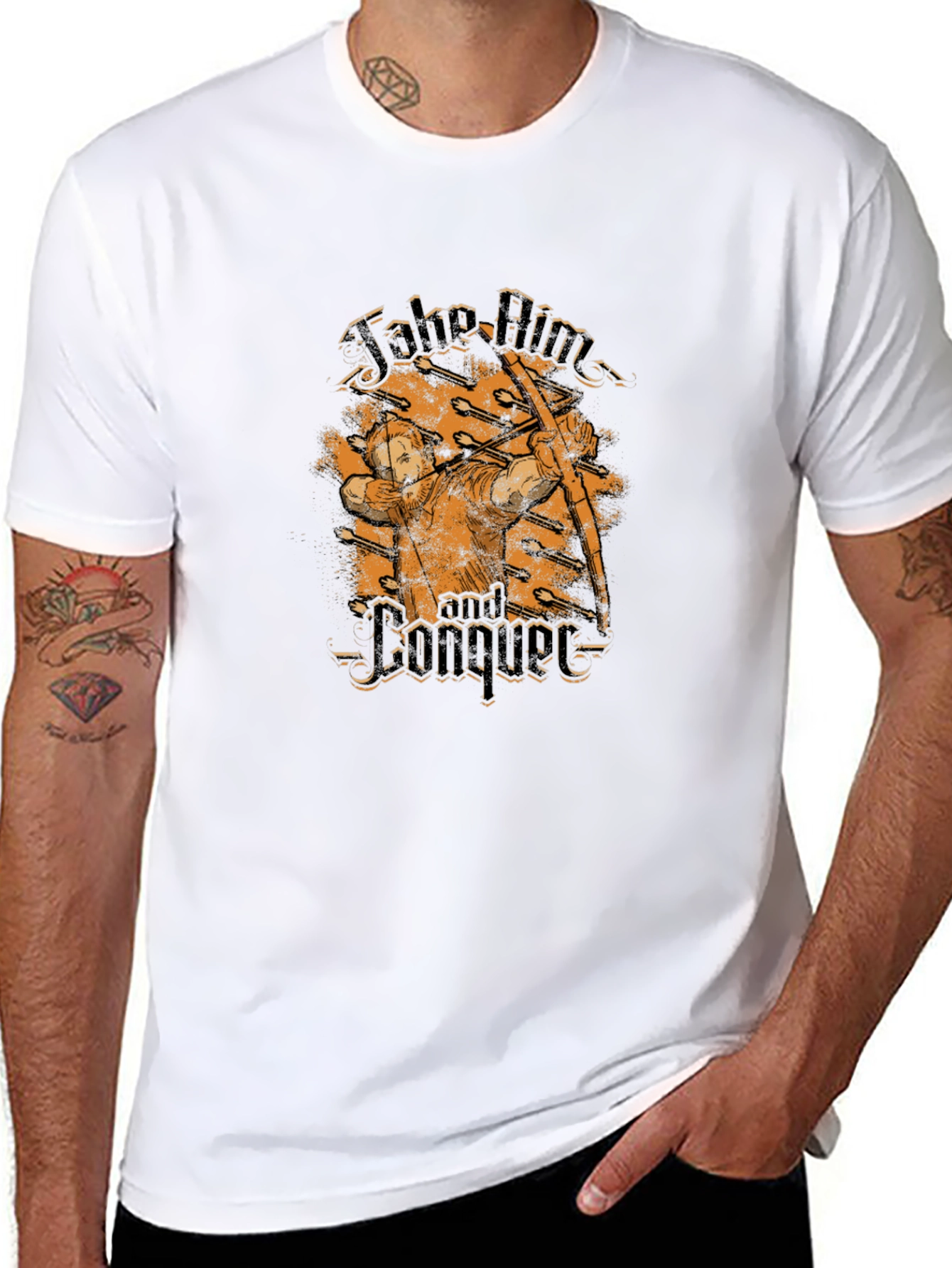 Conquer Archer Graphic T-Shirt