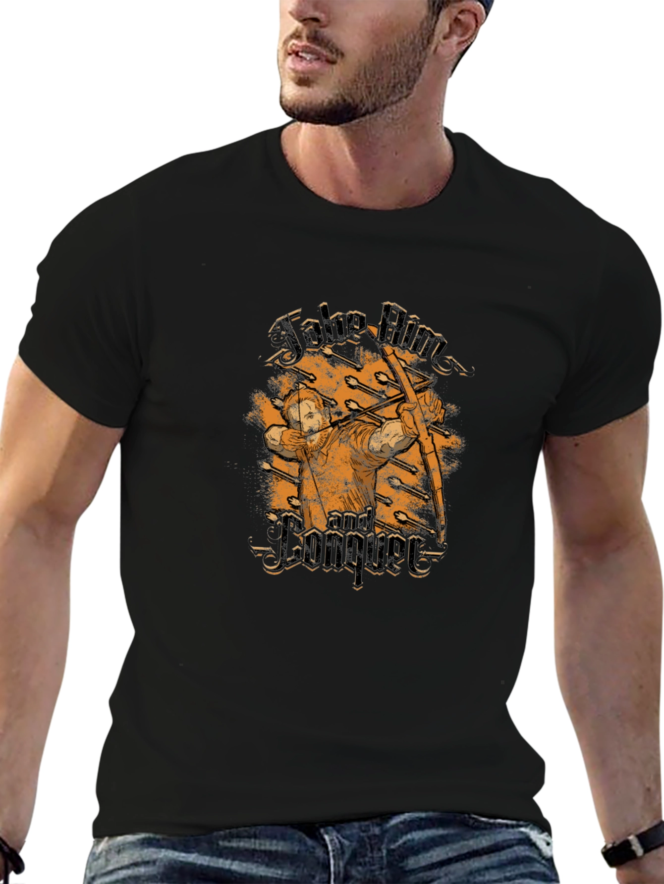 Conquer Archer Graphic T-Shirt