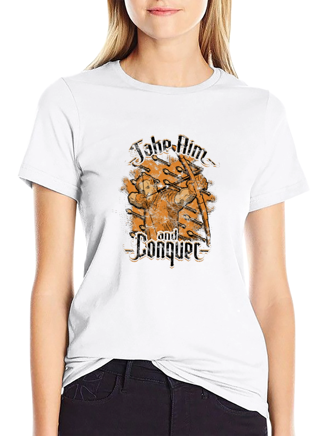 Conquer Archer Graphic T-Shirt