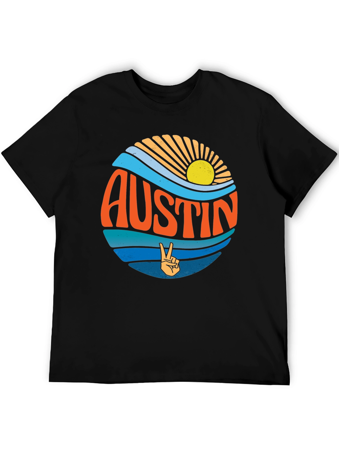 Austin Peace Sign T-Shirt