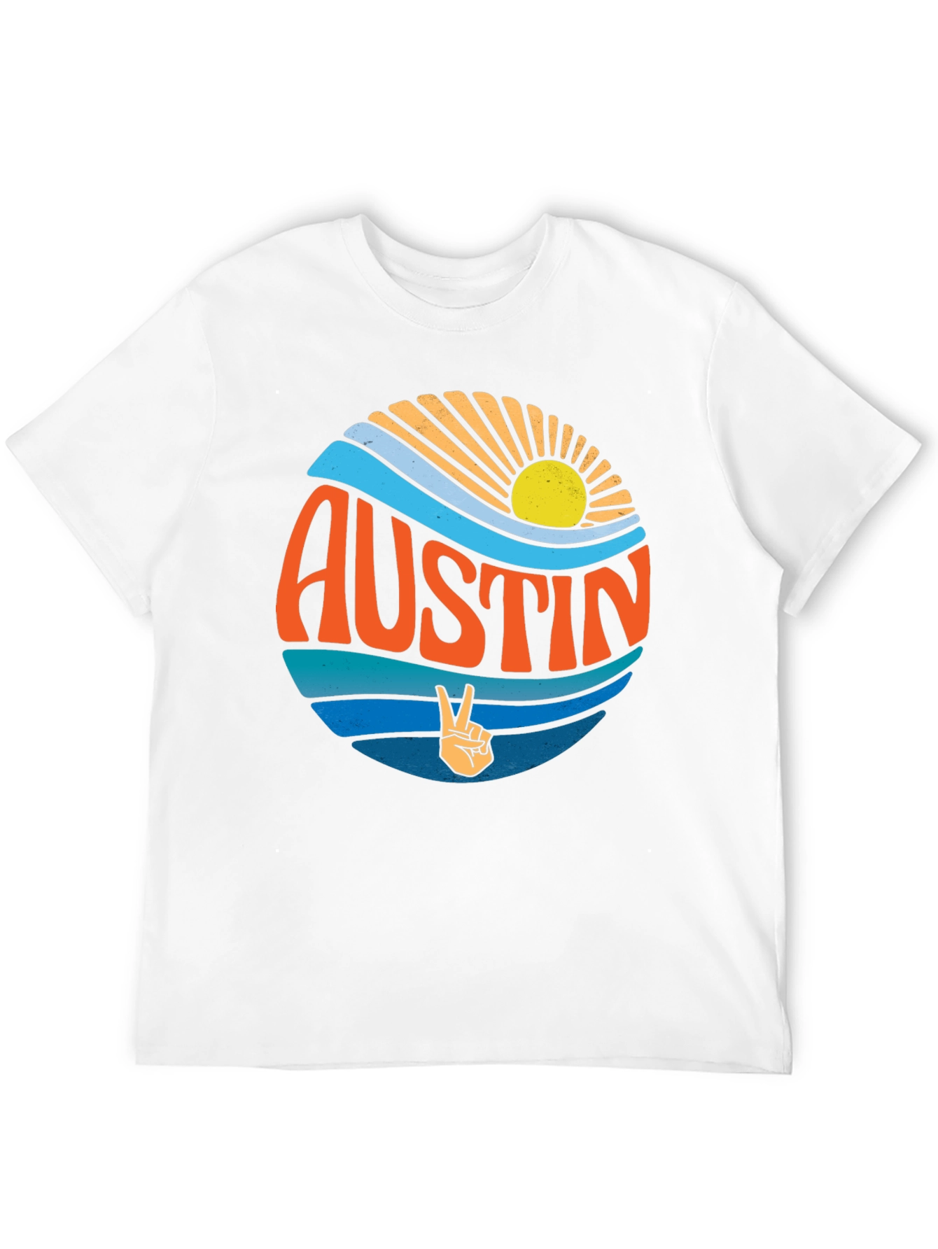 Austin Peace Sign T-Shirt