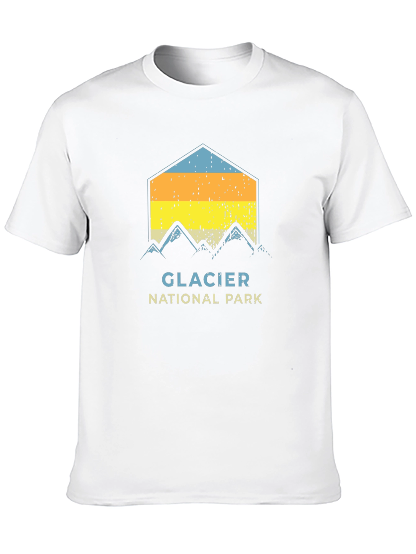 Glacier National Park Graphic Tee - Black