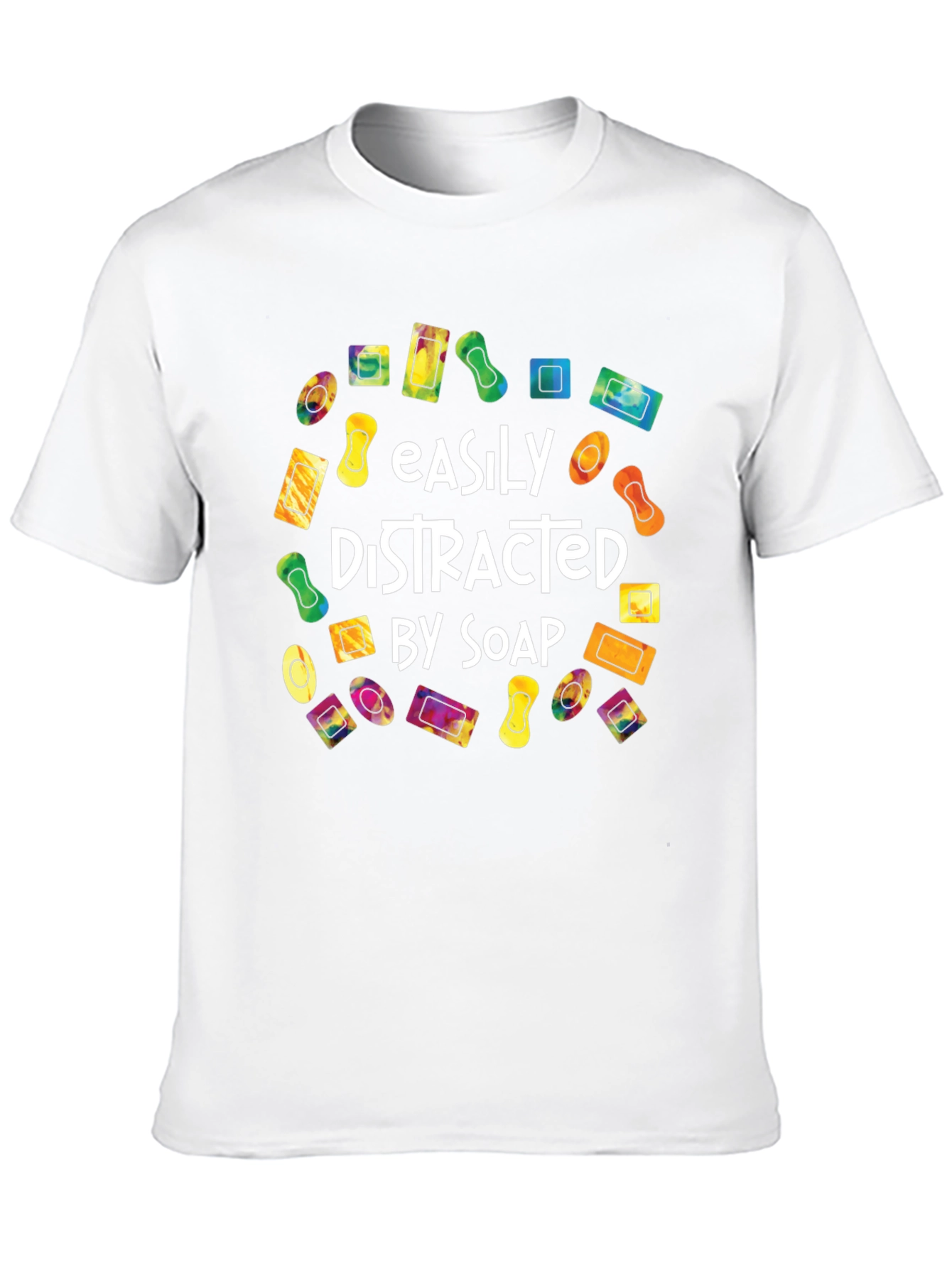 Easily Distracted by Soap T-Shirt Funny Soap Lover Tee