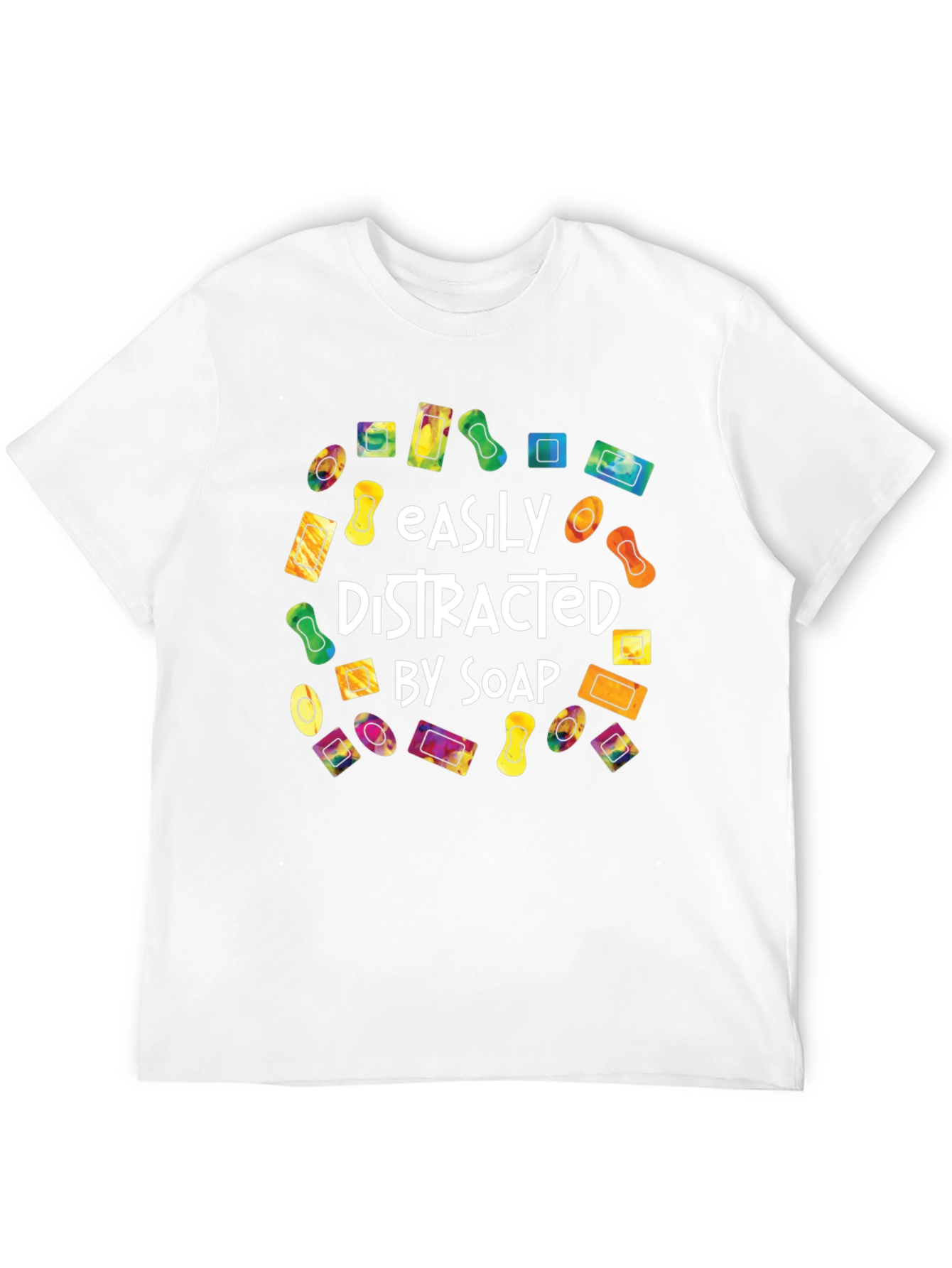 Easily Distracted by Soap T-Shirt Funny Soap Lover Tee