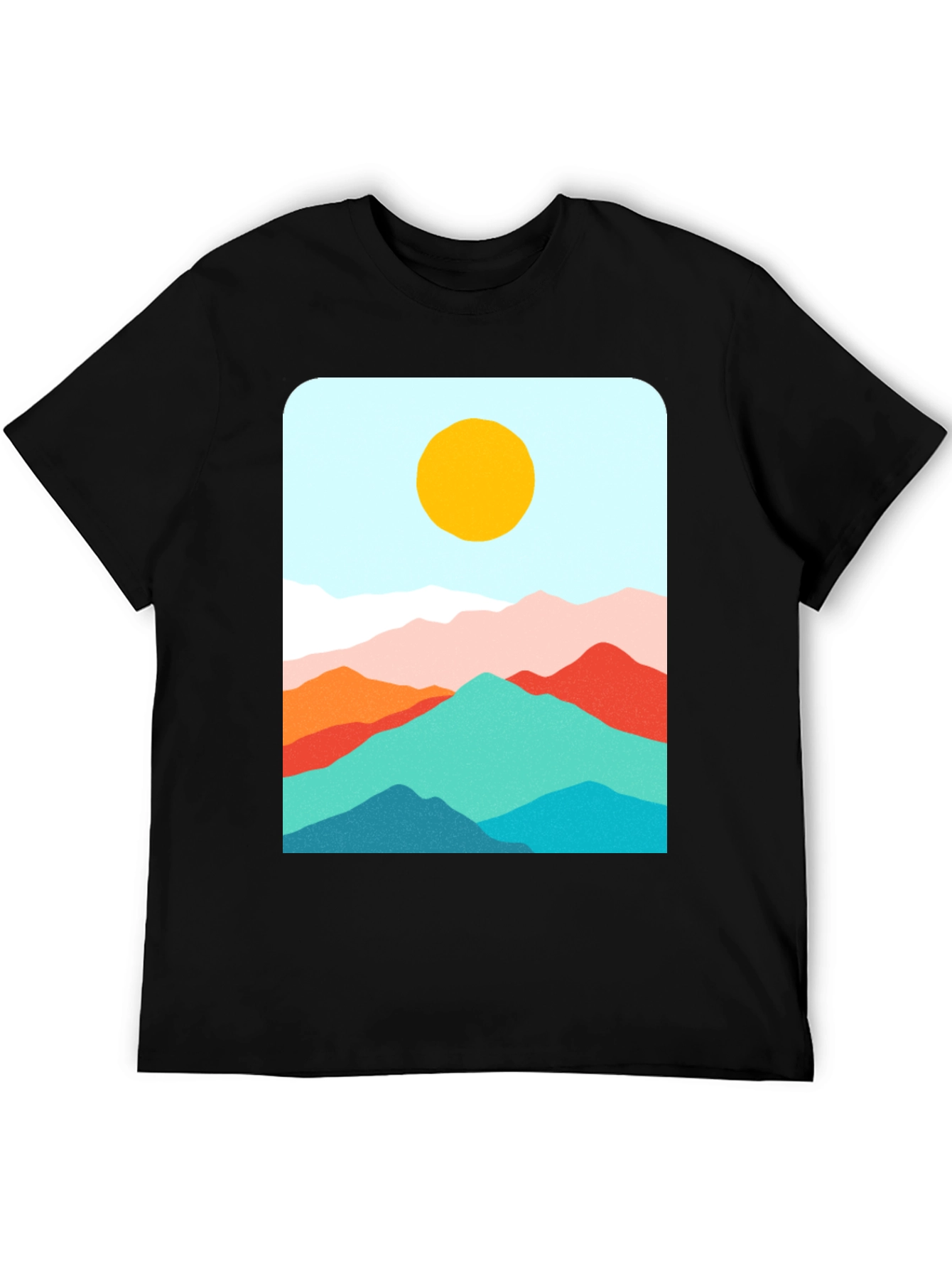 Mountains Graphic Tee - Stylish Comfort Fit
