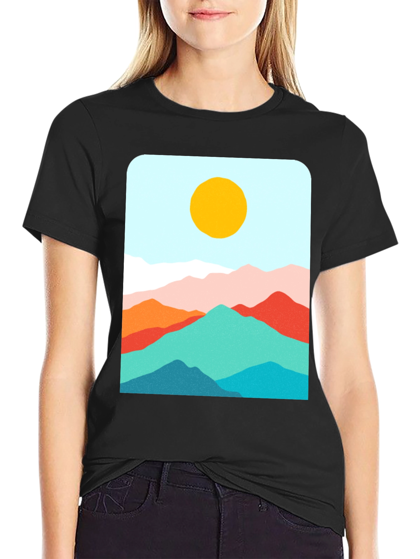 Mountains Graphic Tee - Stylish Comfort Fit