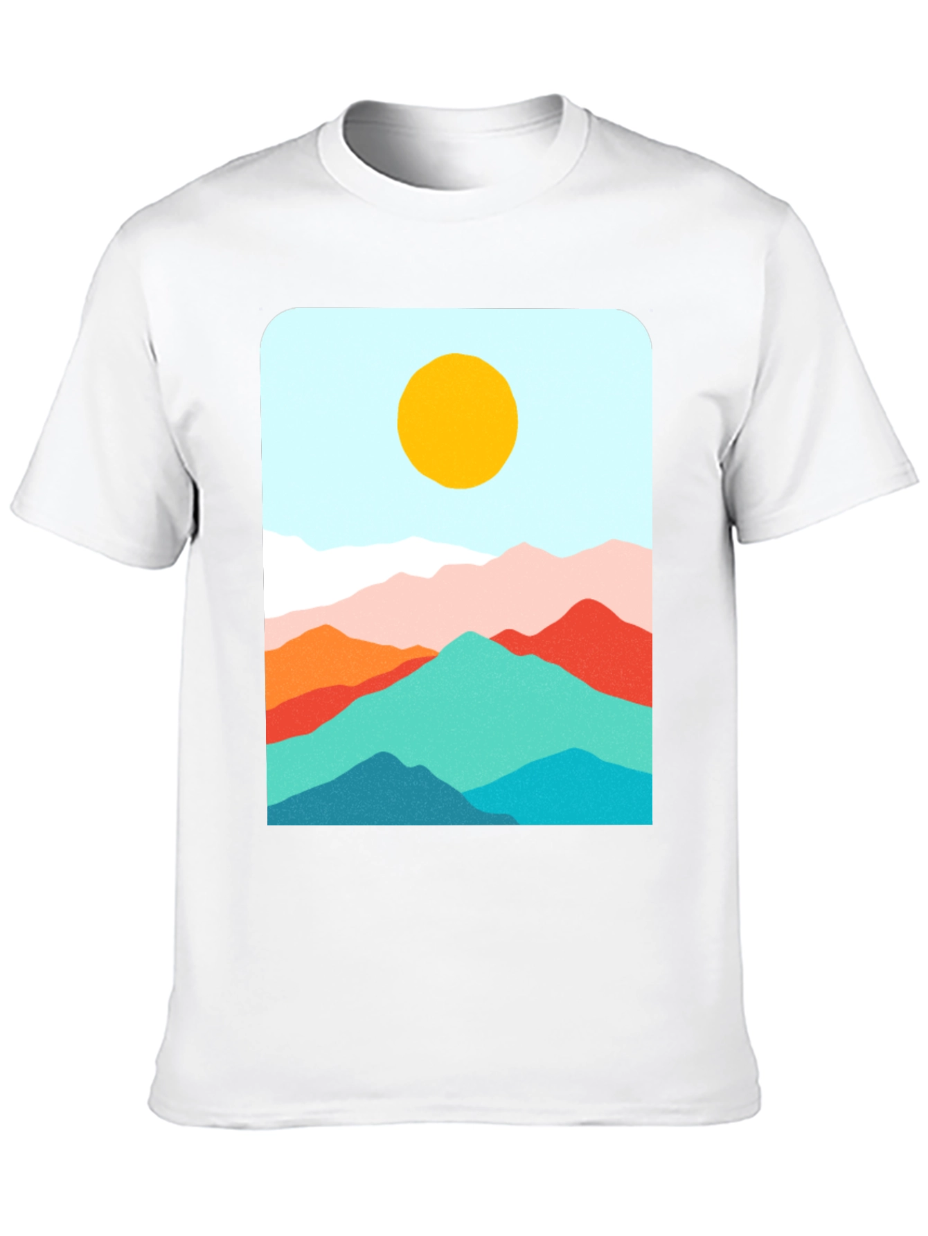 Mountains Graphic Tee - Stylish Comfort Fit
