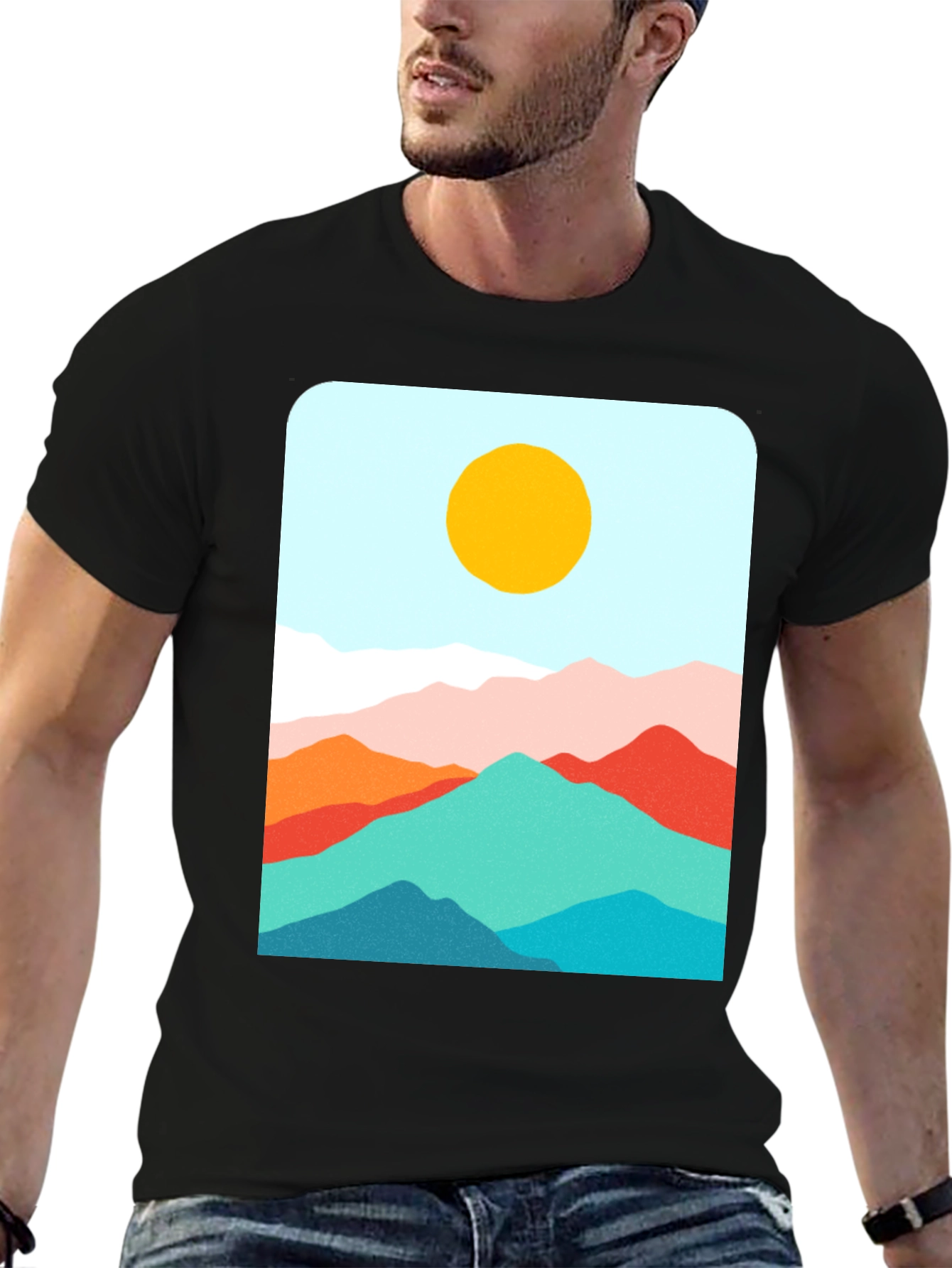 Mountains Graphic Tee - Stylish Comfort Fit
