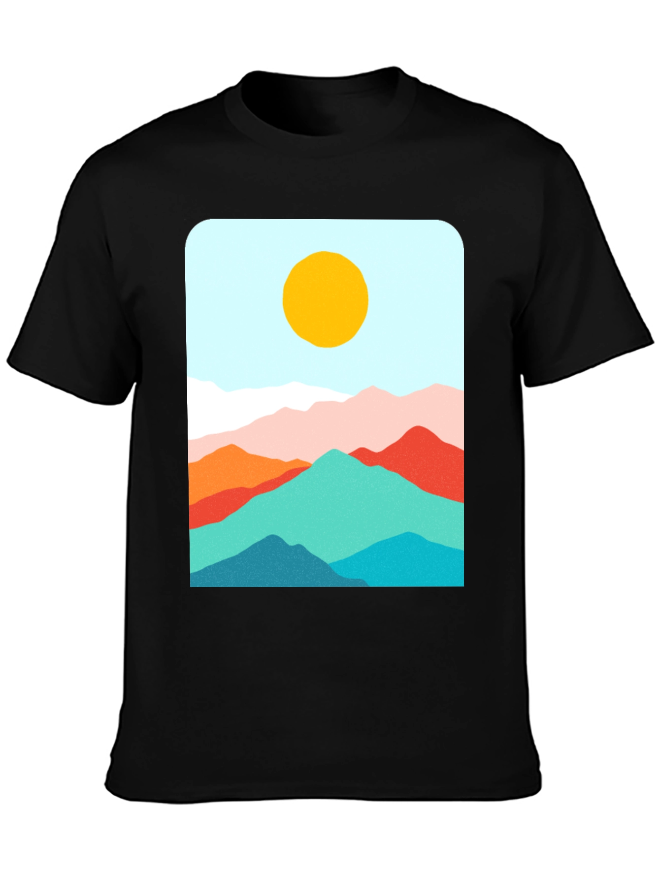 Mountains Graphic Tee - Stylish Comfort Fit