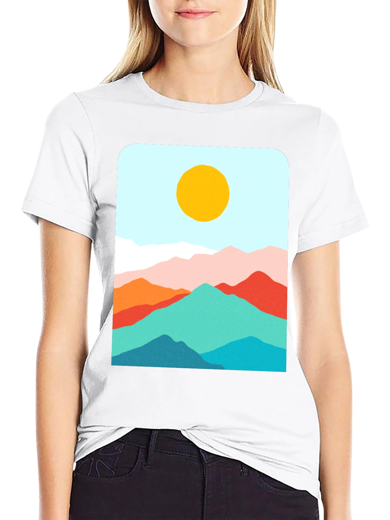 Mountains Graphic Tee - Stylish Comfort Fit