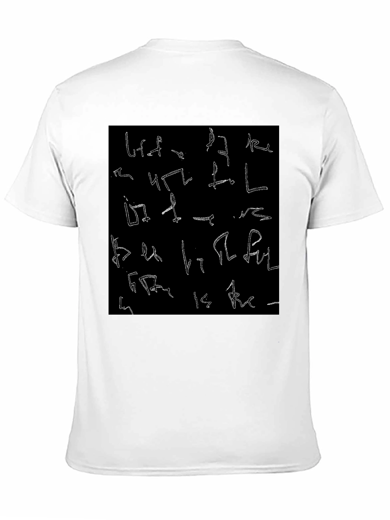 Abstract Symbol Black T-Shirt