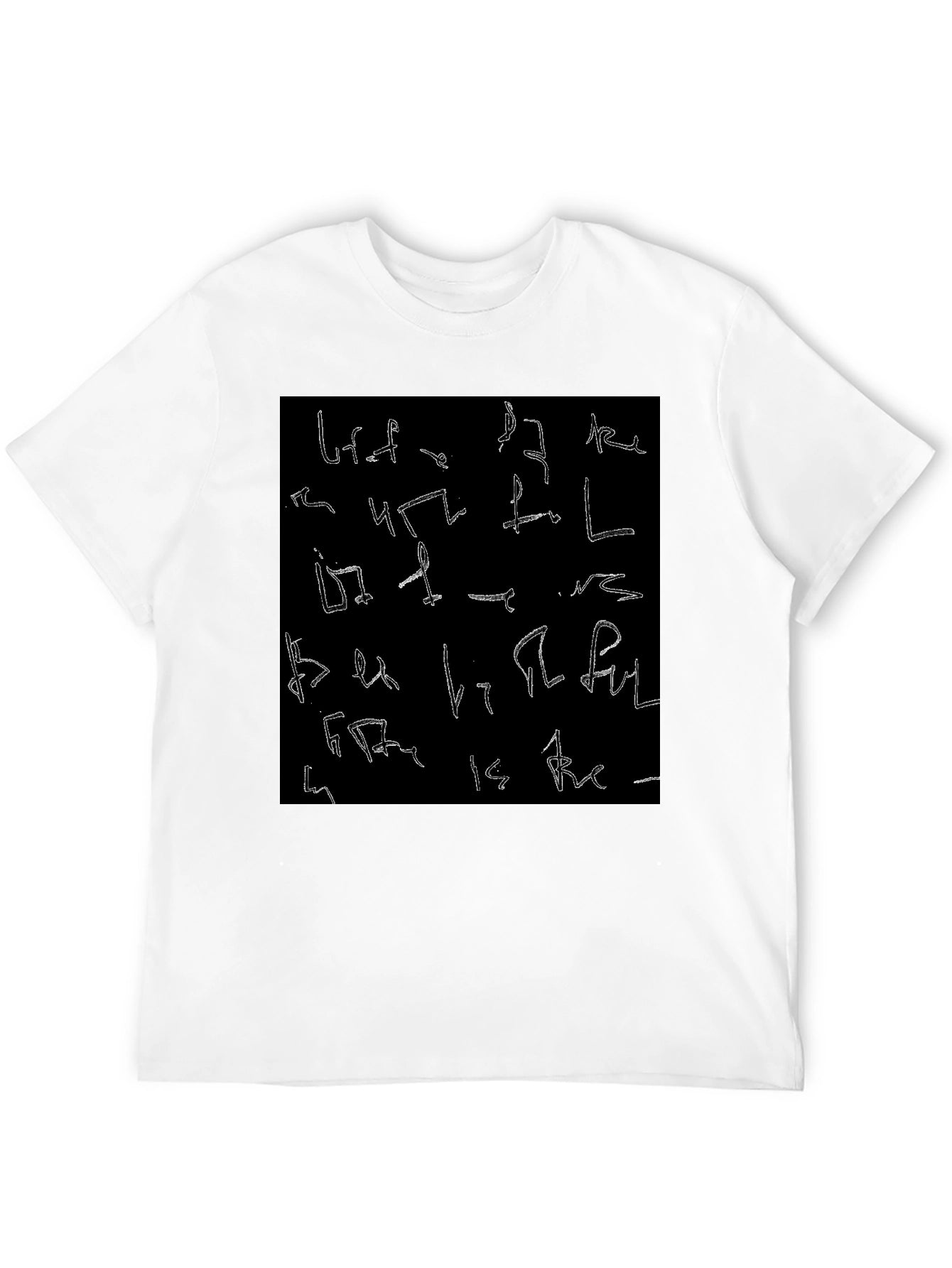 Abstract Symbol Black T-Shirt