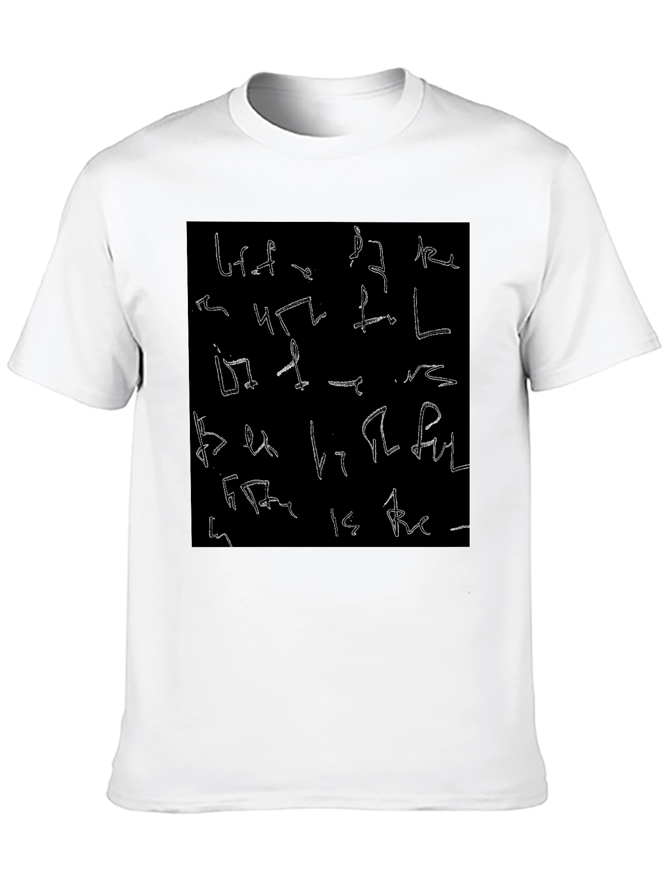 Abstract Symbol Black T-Shirt
