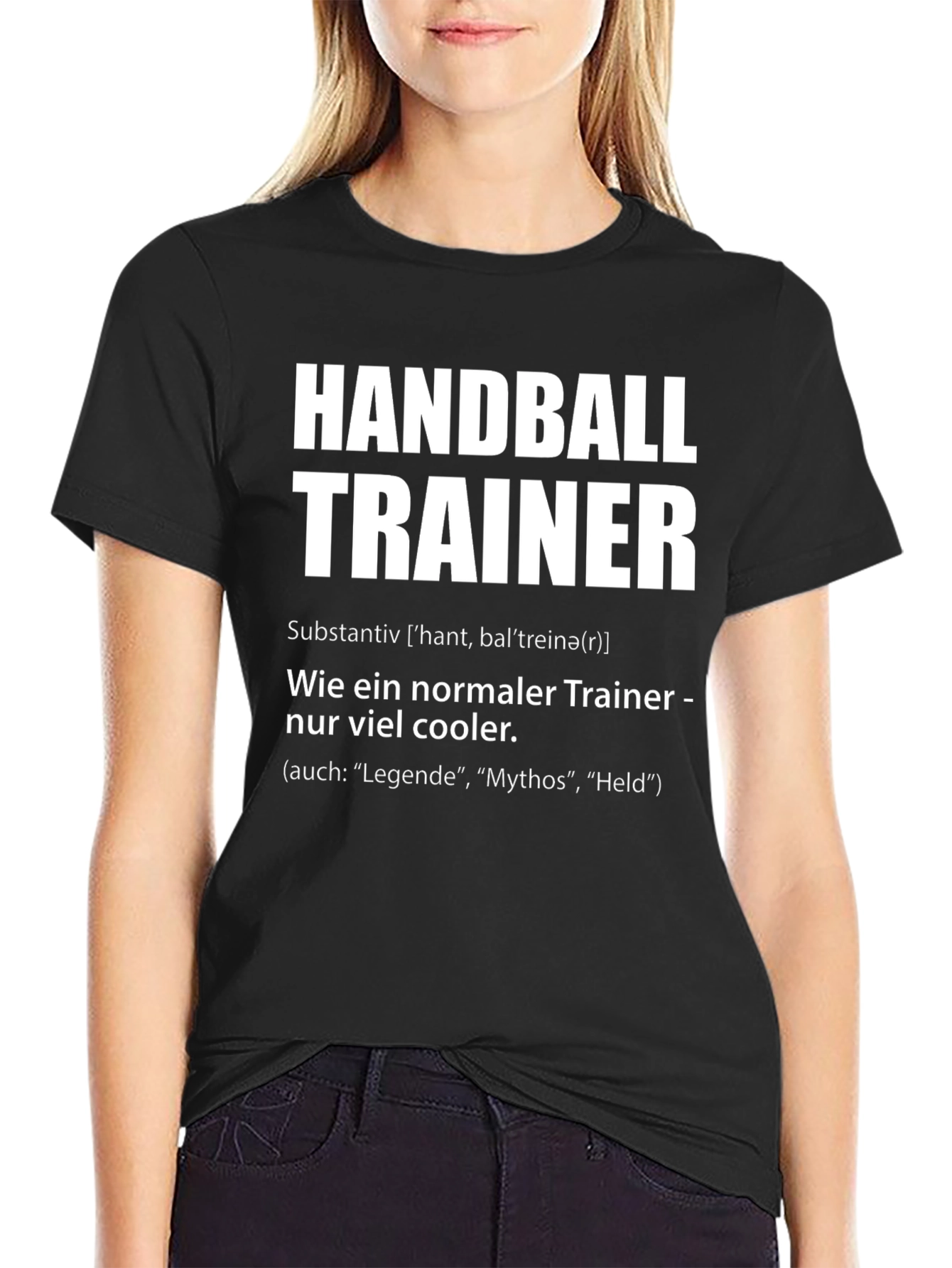 Handball Trainer Funny Definition T-Shirt