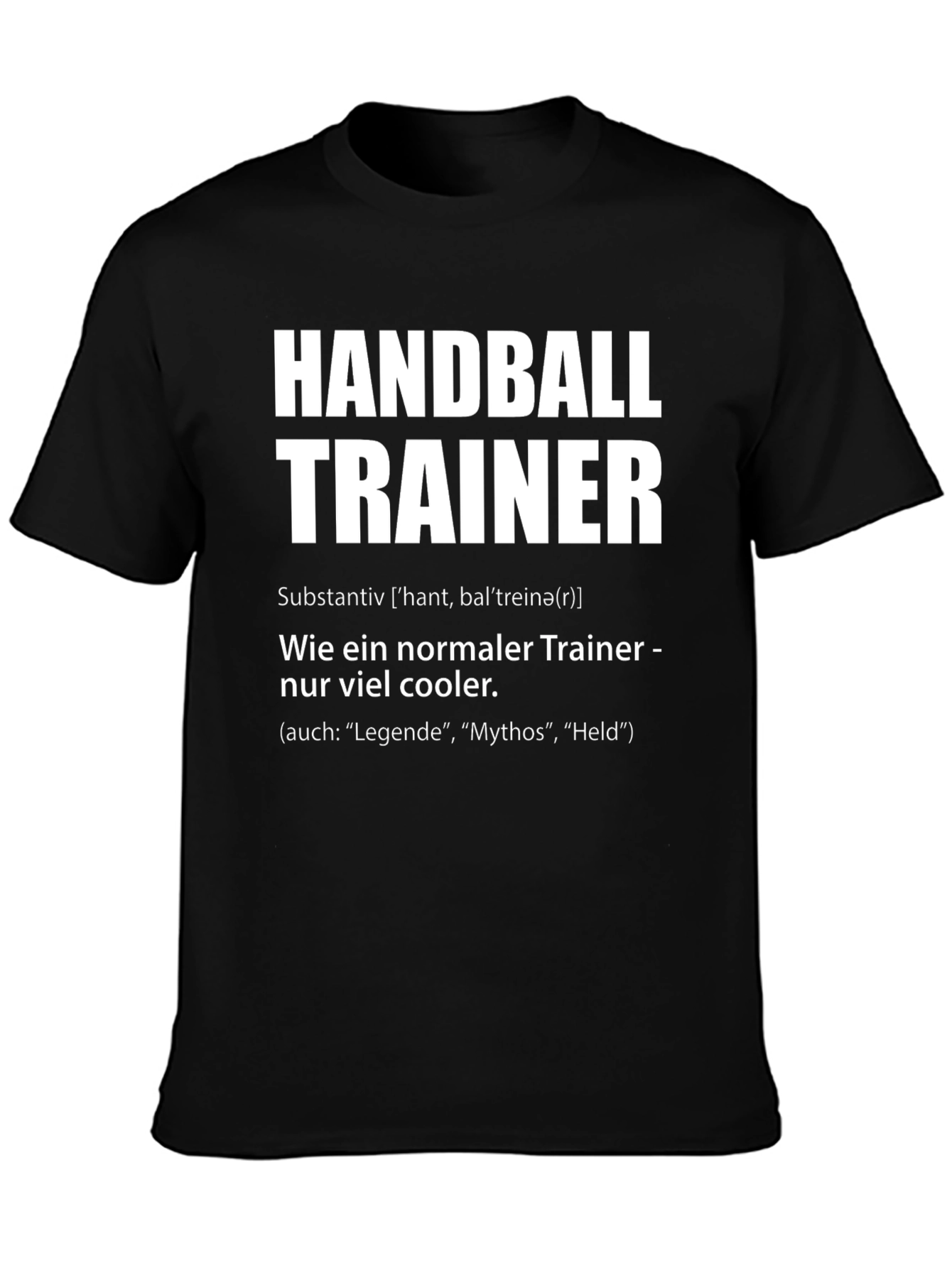 Handball Trainer Funny Definition T-Shirt