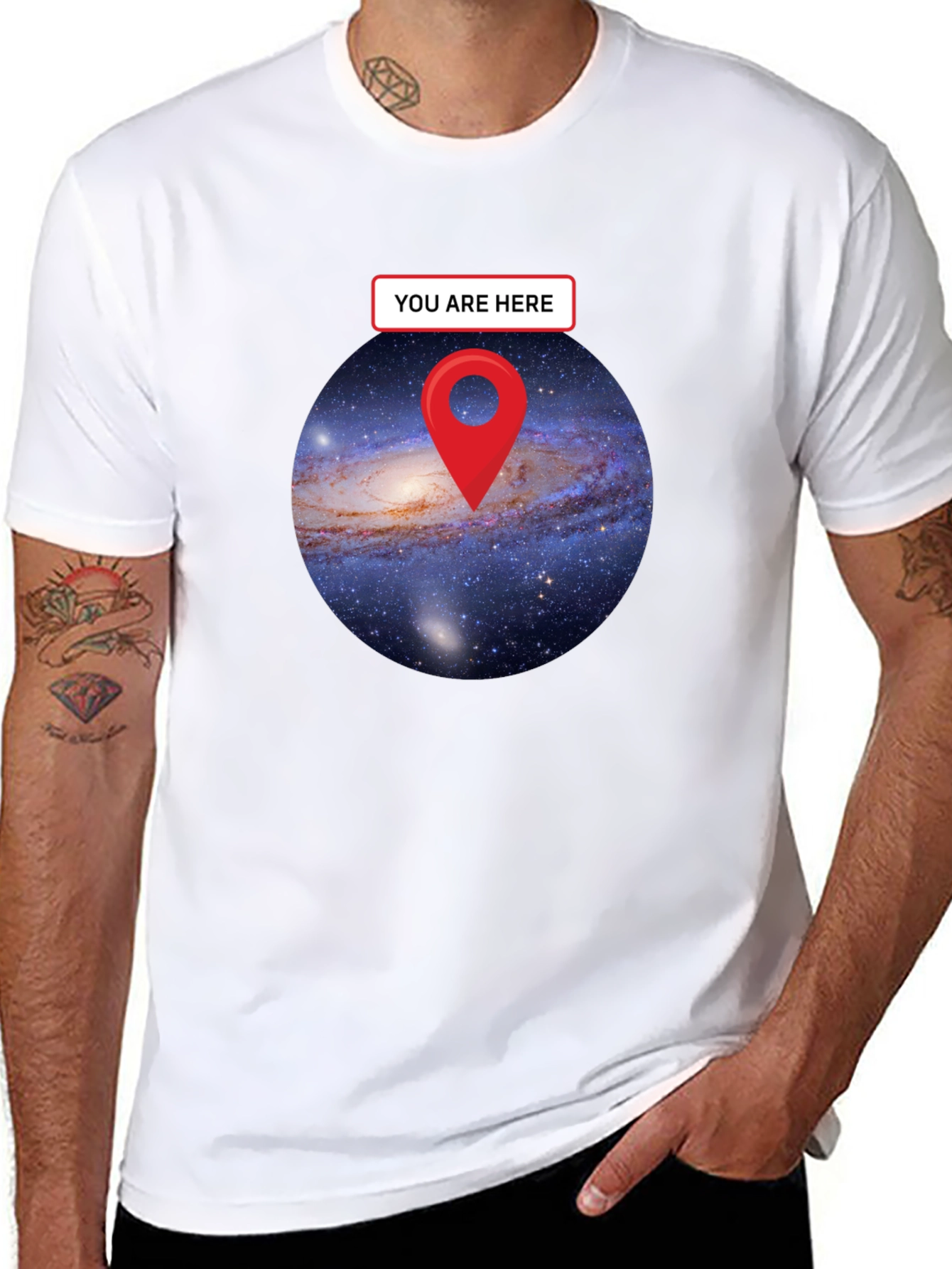 You Are Here Galaxy T-Shirt