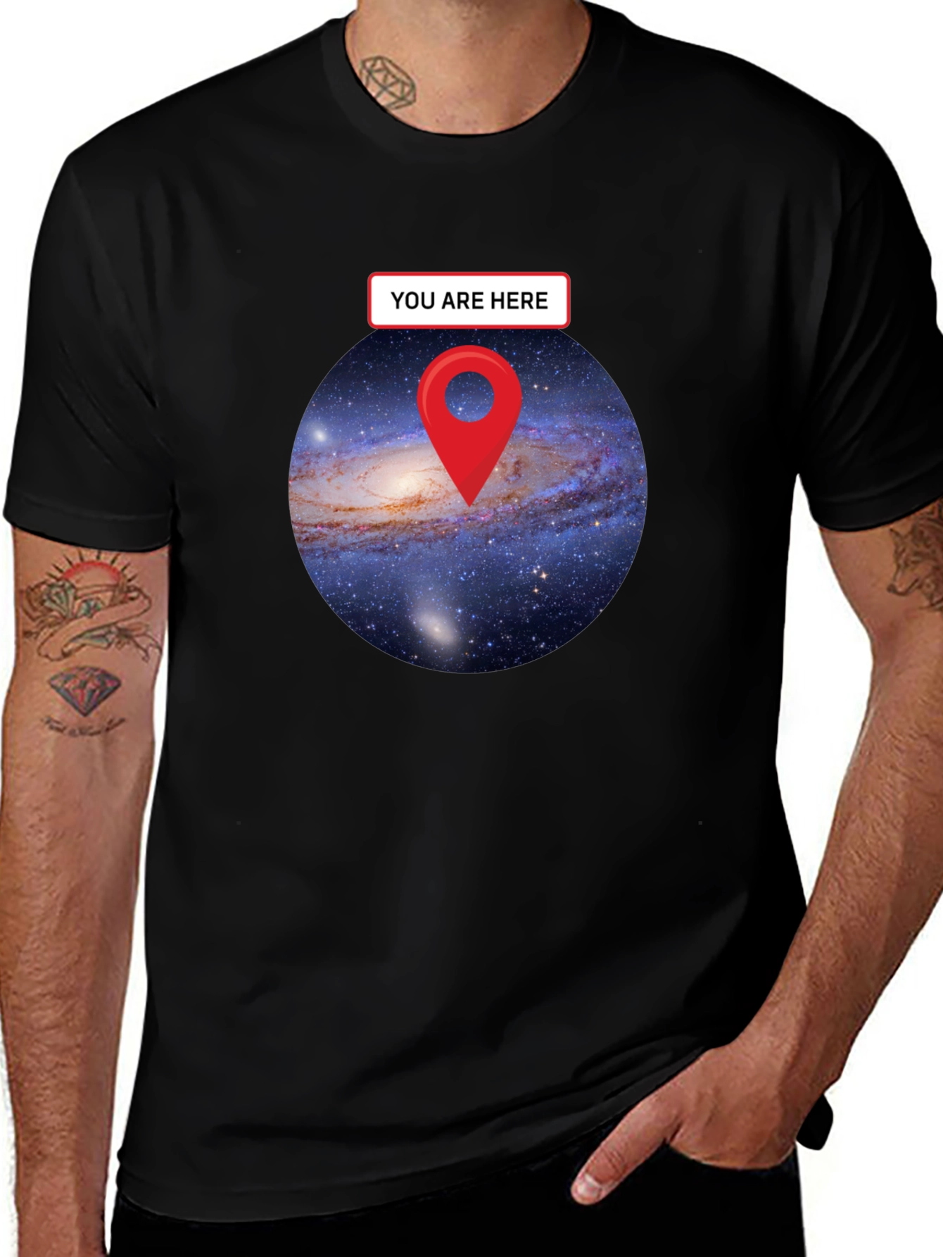 You Are Here Galaxy T-Shirt