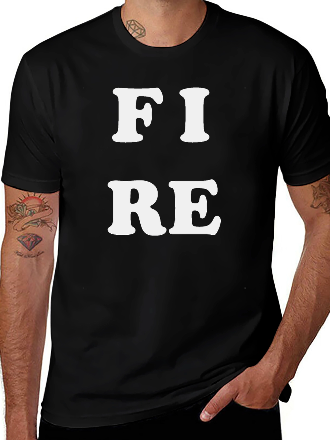 Fire Graphic T-Shirt - Bold Statement Tee