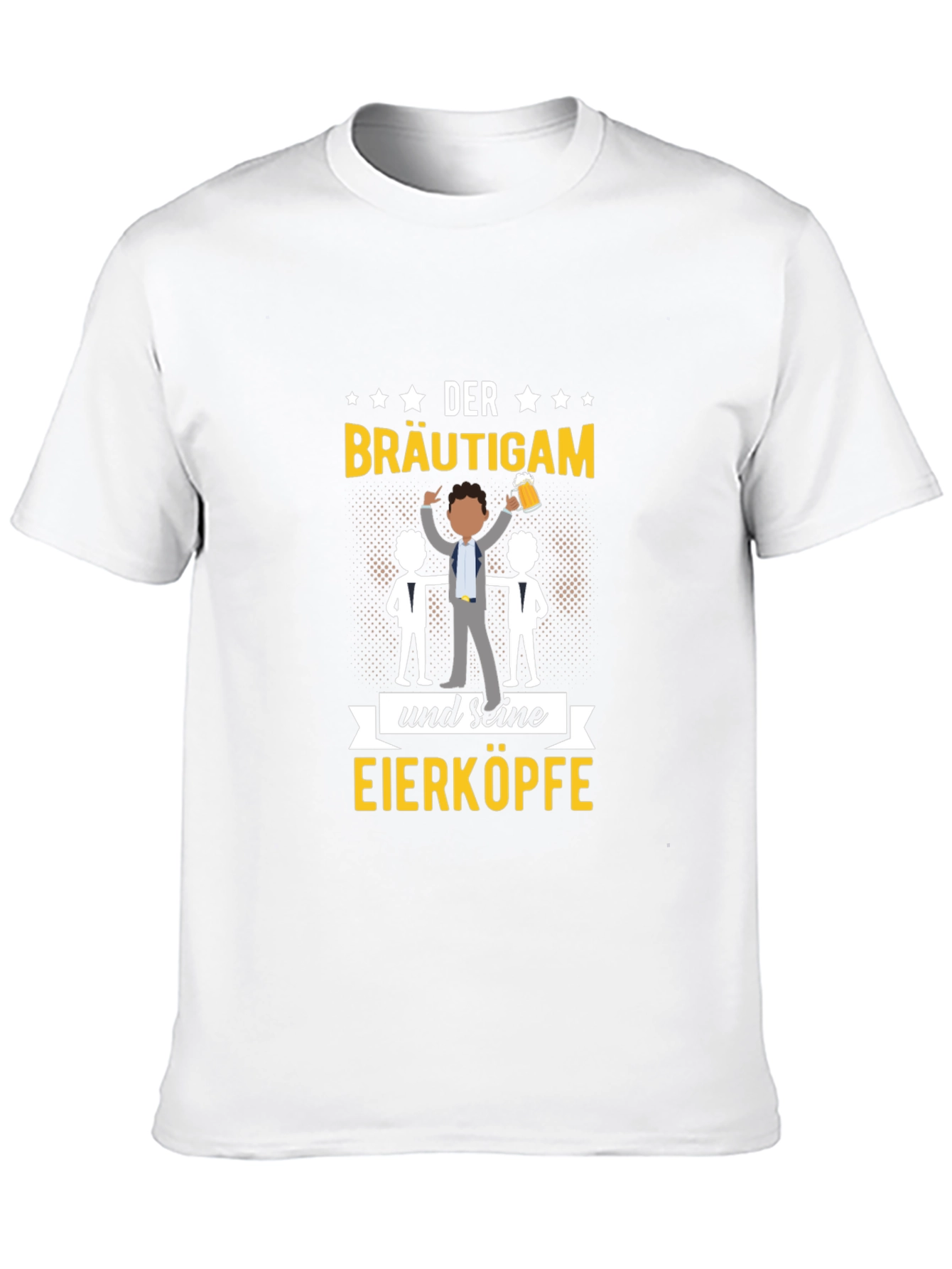 Funny Groom & Crew Graphic T-Shirt - Black