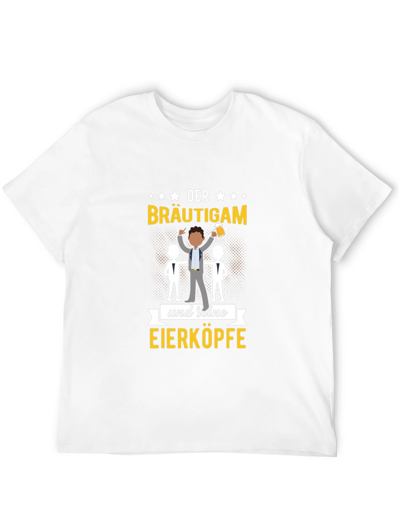 Funny Groom & Crew Graphic T-Shirt - Black
