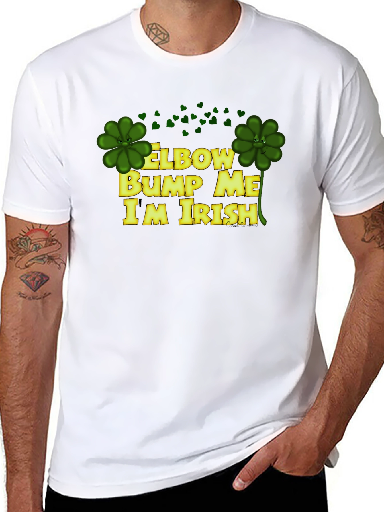Elbow Bump Me Im Irish T-Shirt