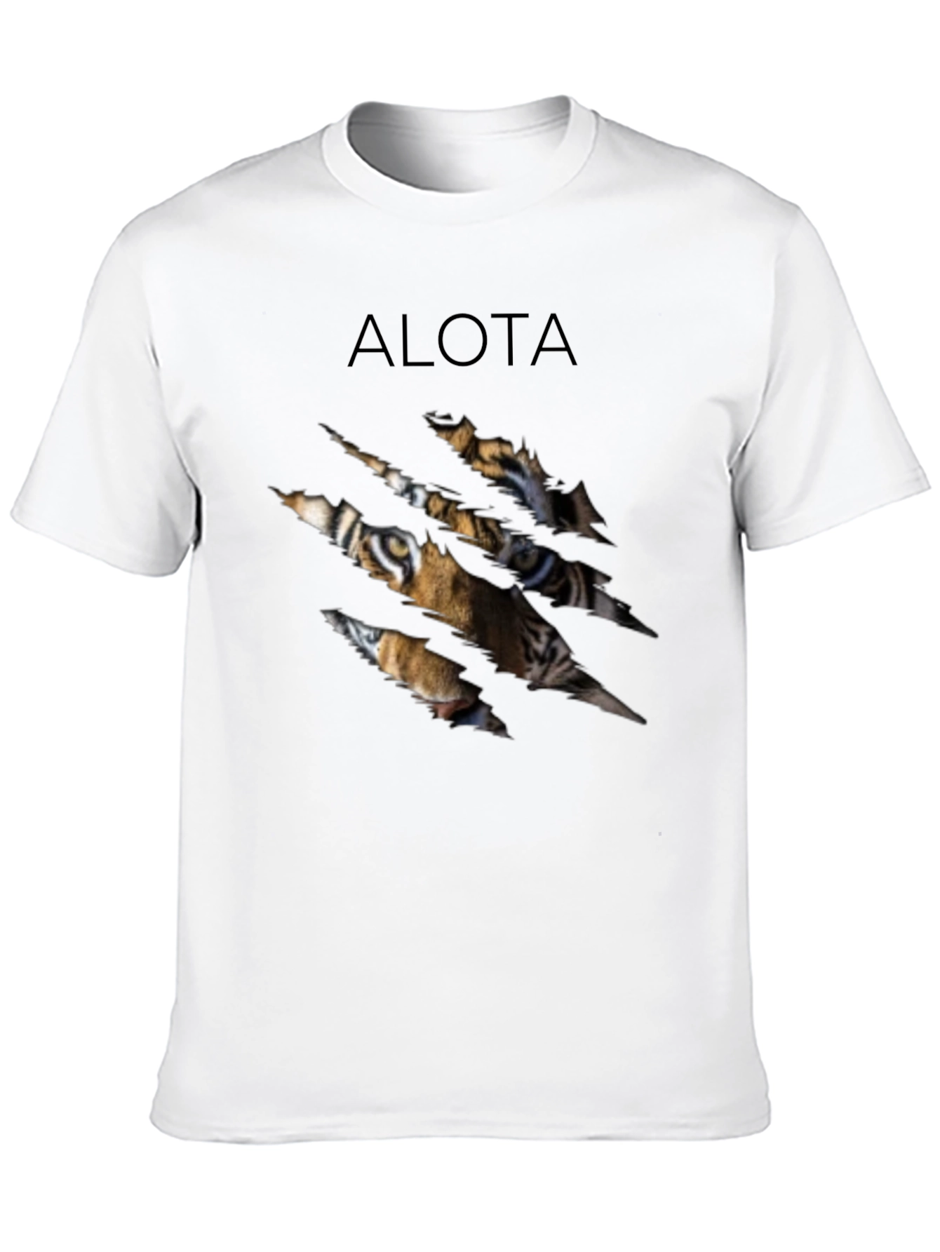 ALOTA Tiger Graphic Black T-Shirt