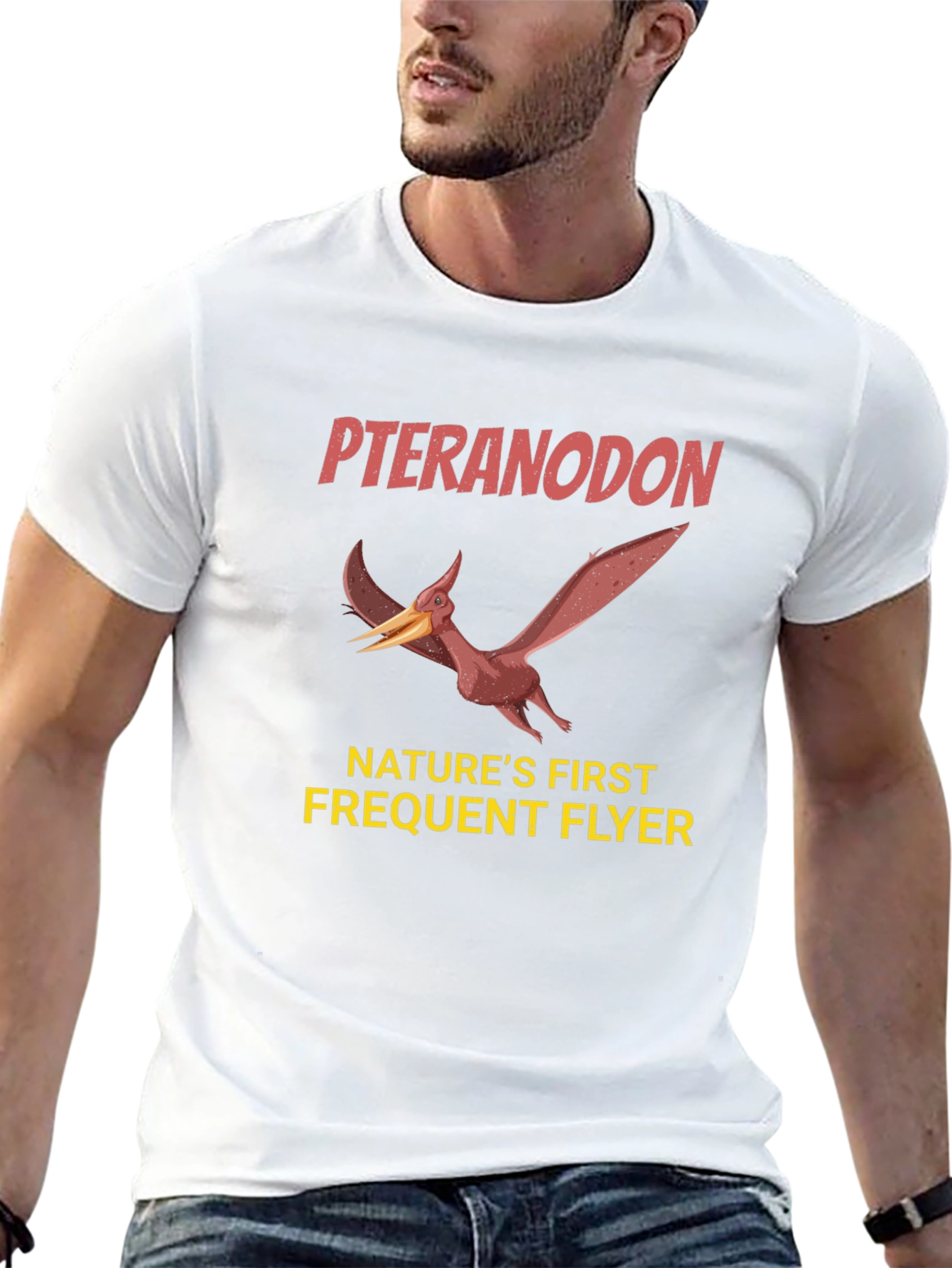 Pteranodon Natures First Frequent Flyer Graphic T-Shirt