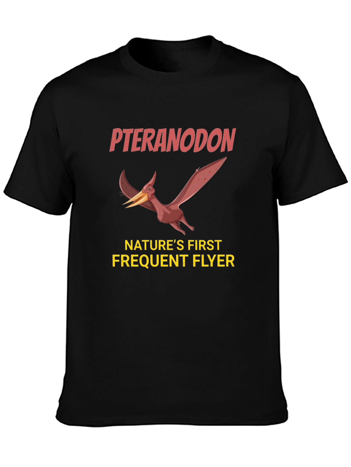 Pteranodon Natures First Frequent Flyer Graphic T-Shirt