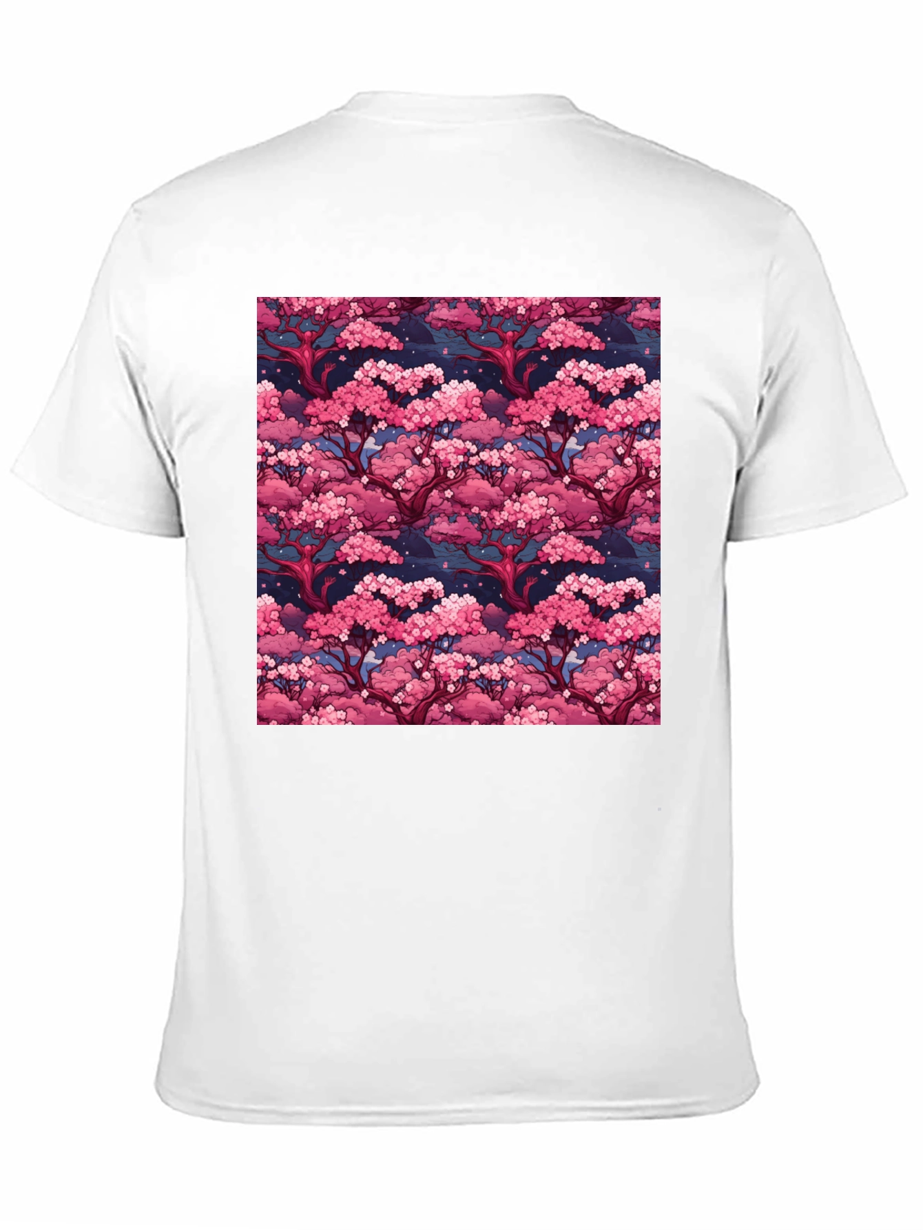Cherry Blossom Tree Art Black Graphic Tee